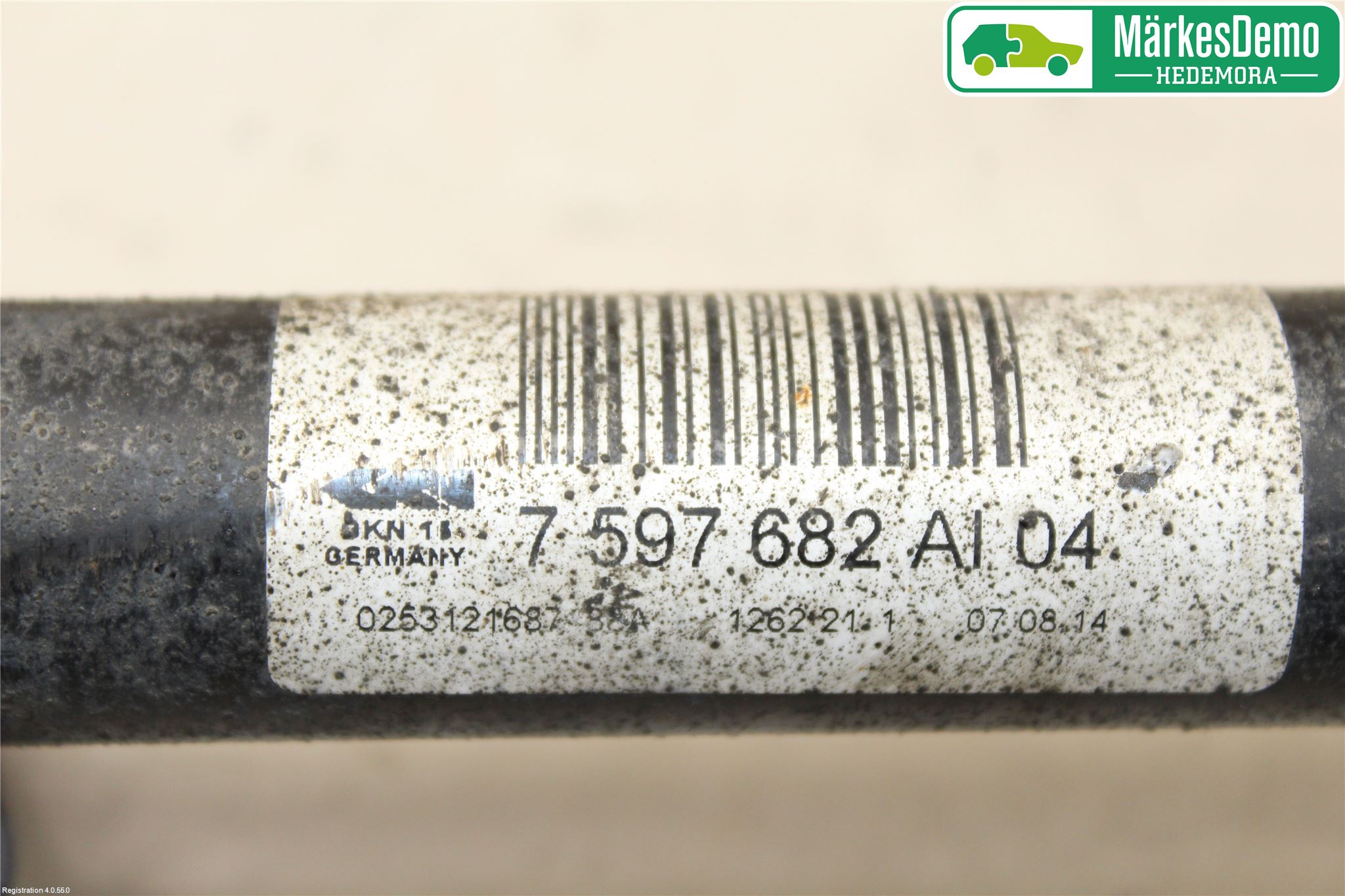 BMW 3 F30/F31/F80 12-19 Drivaxel Bak Höger