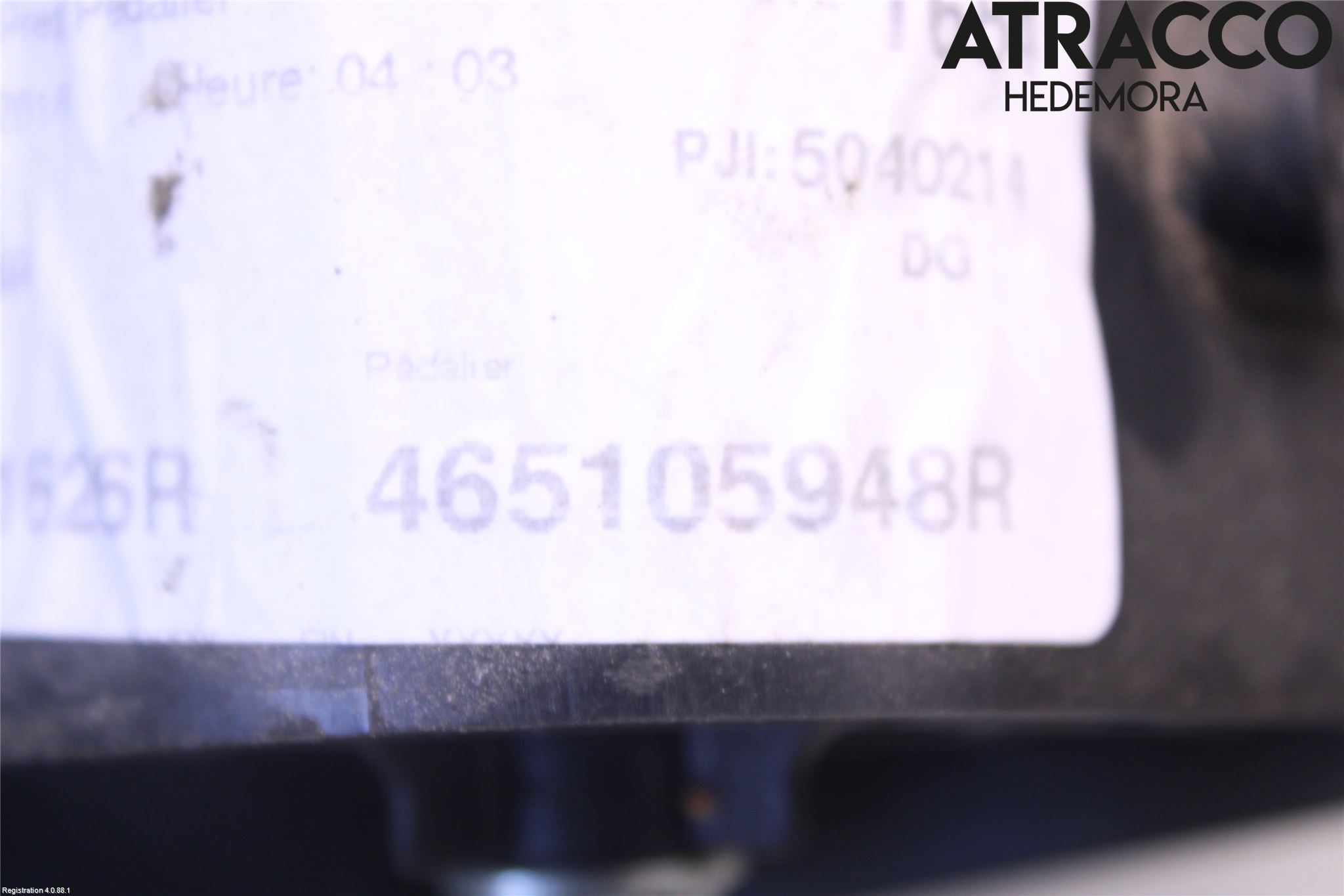 Opel MOVANO B 10-22 Bromspedal