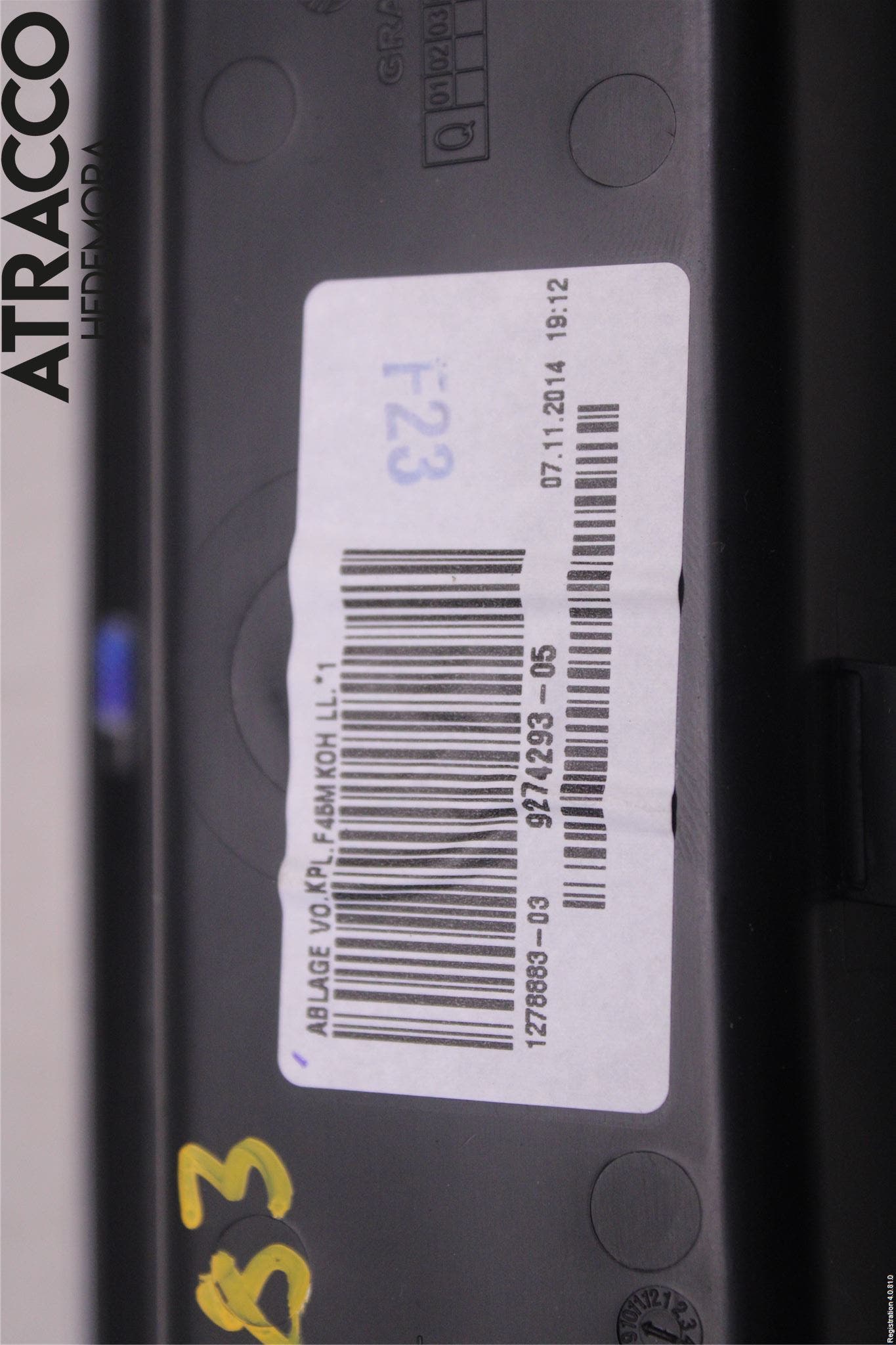 BMW 2 F45 Active Tourer 14-21 Instrumentbräda Förvaringsfack