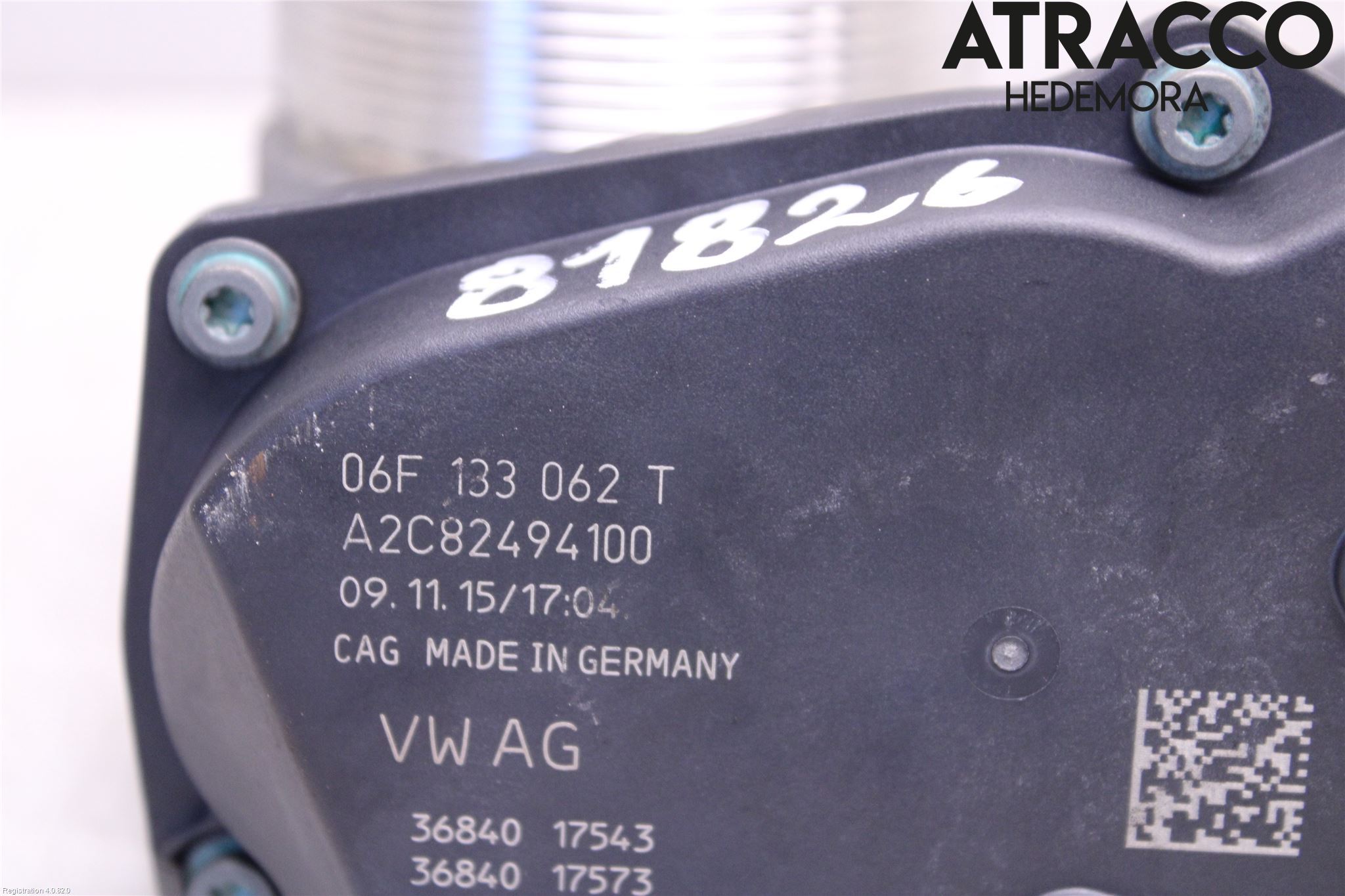 Volkswagen VW GOLF / E-GOLF VII 13-20 Injspjällhus
