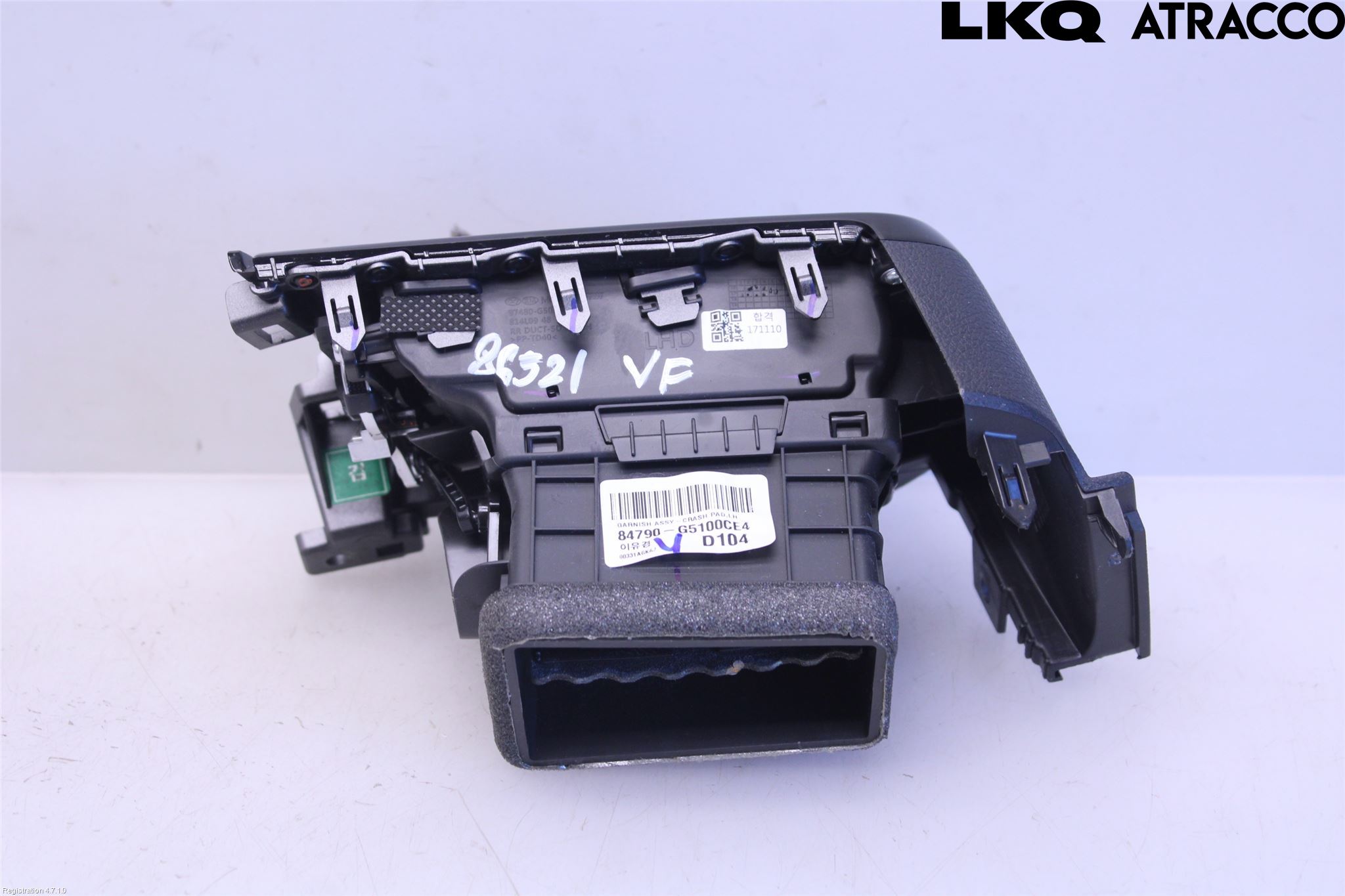 Kia NIRO (DE) 17-22 Defrosterkanal-Munstycke