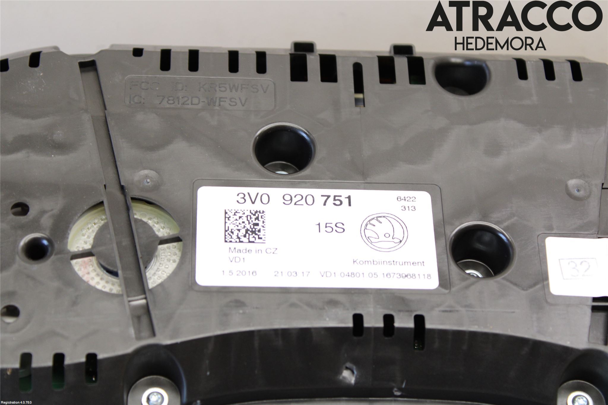 Skoda SUPERB 16-24 Instrument Komb