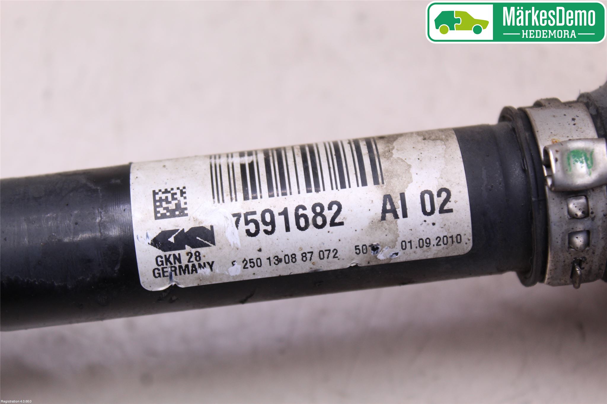 BMW X1 E84 10-15 Drivaxel Fram Höger