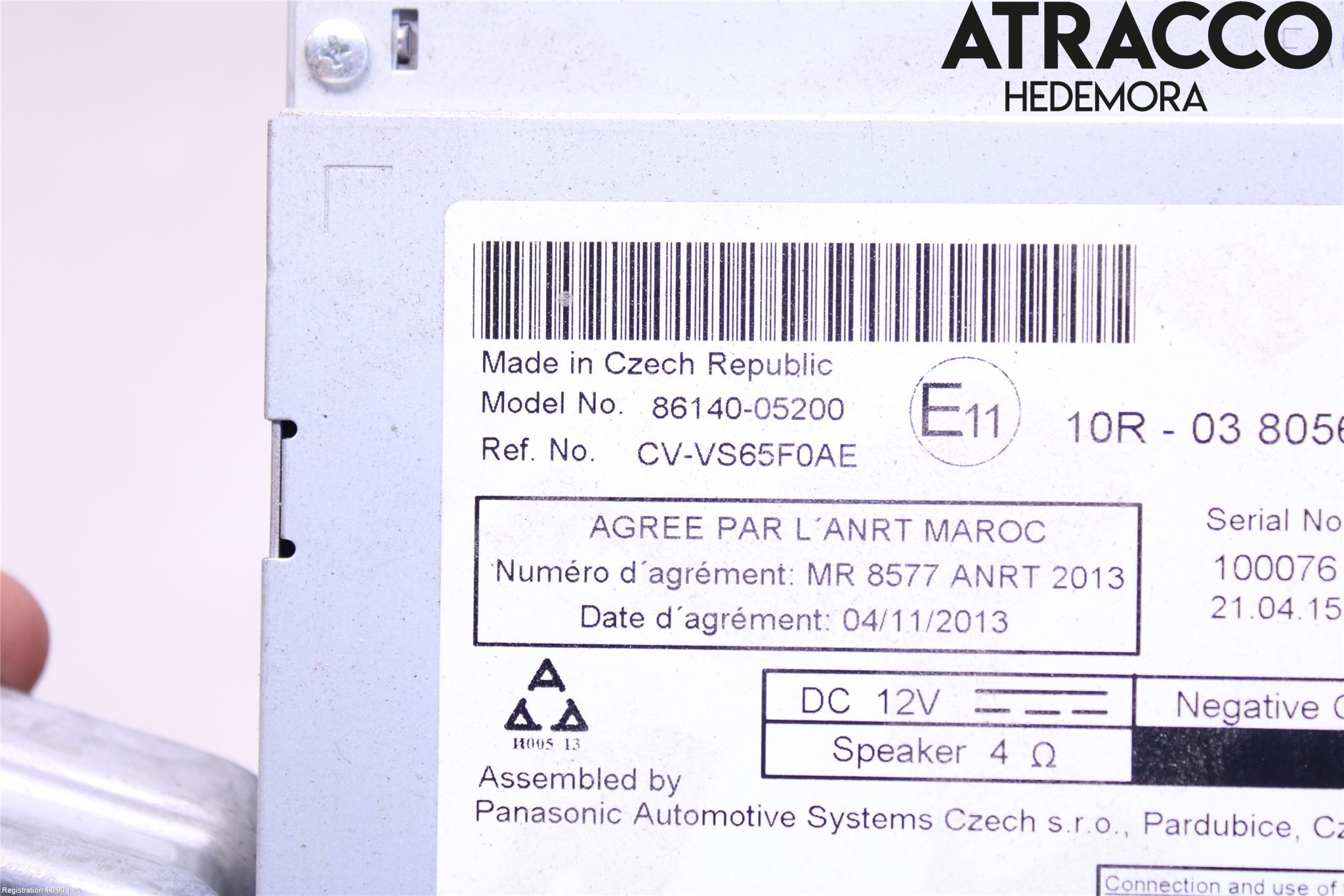 Toyota AVENSIS 16-18 Cd Radio - Multimediapanel