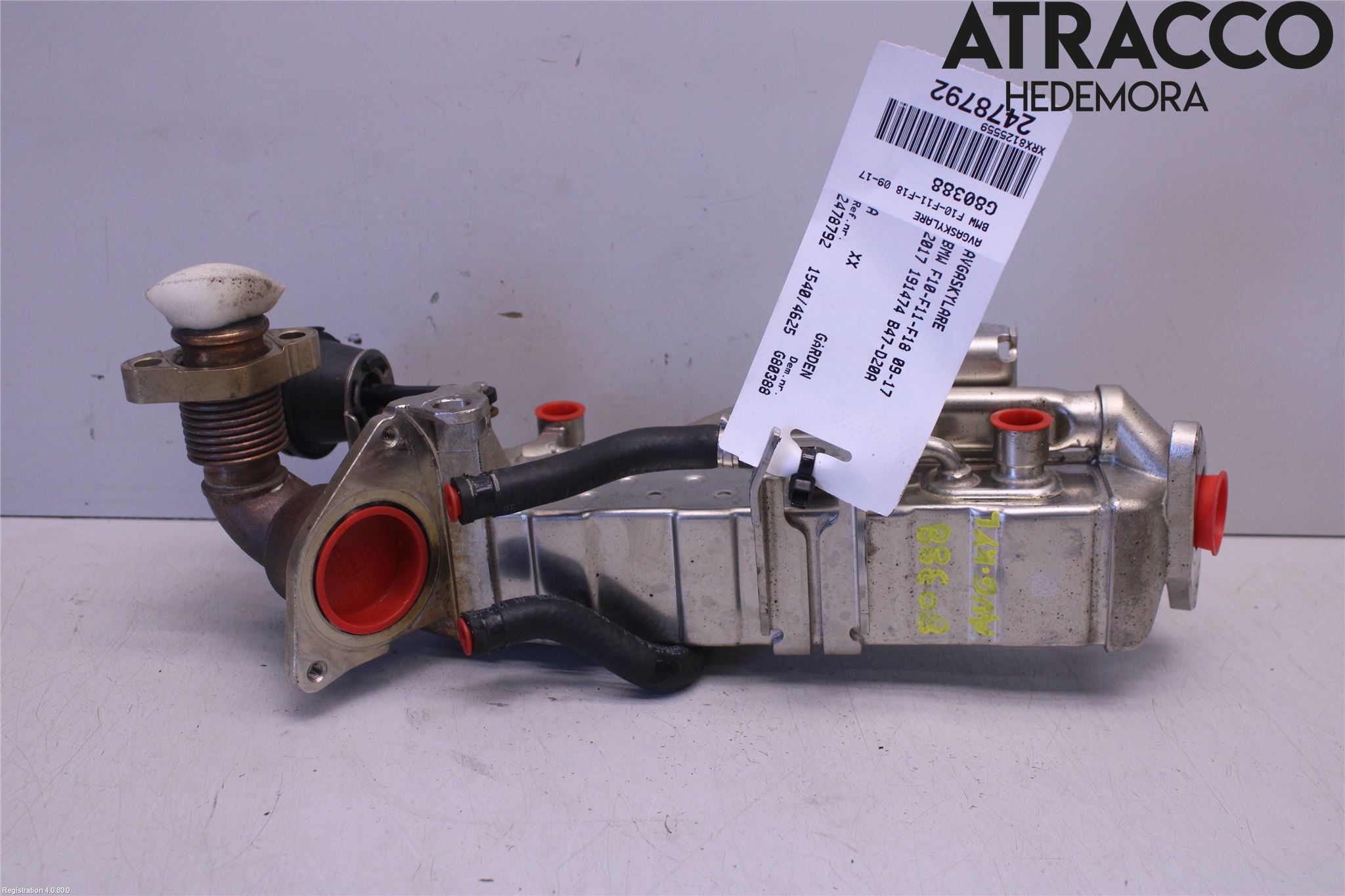 BMW 5 F10/F11/F18 09-17 Avgaskylare