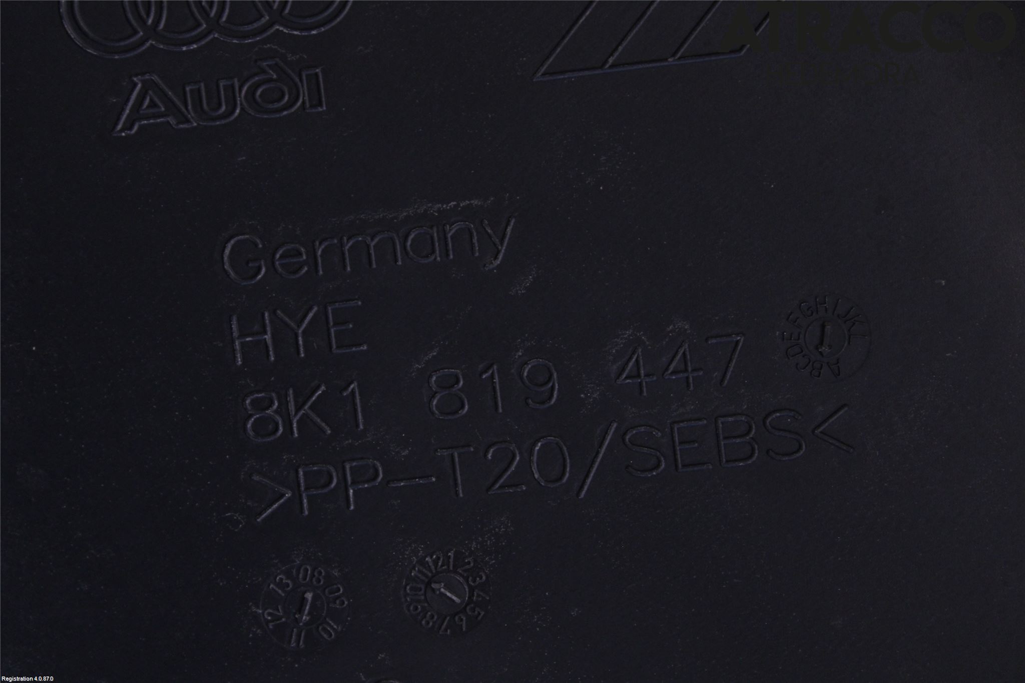 Audi A5 07-16 Torpedplåt-Torpedplast