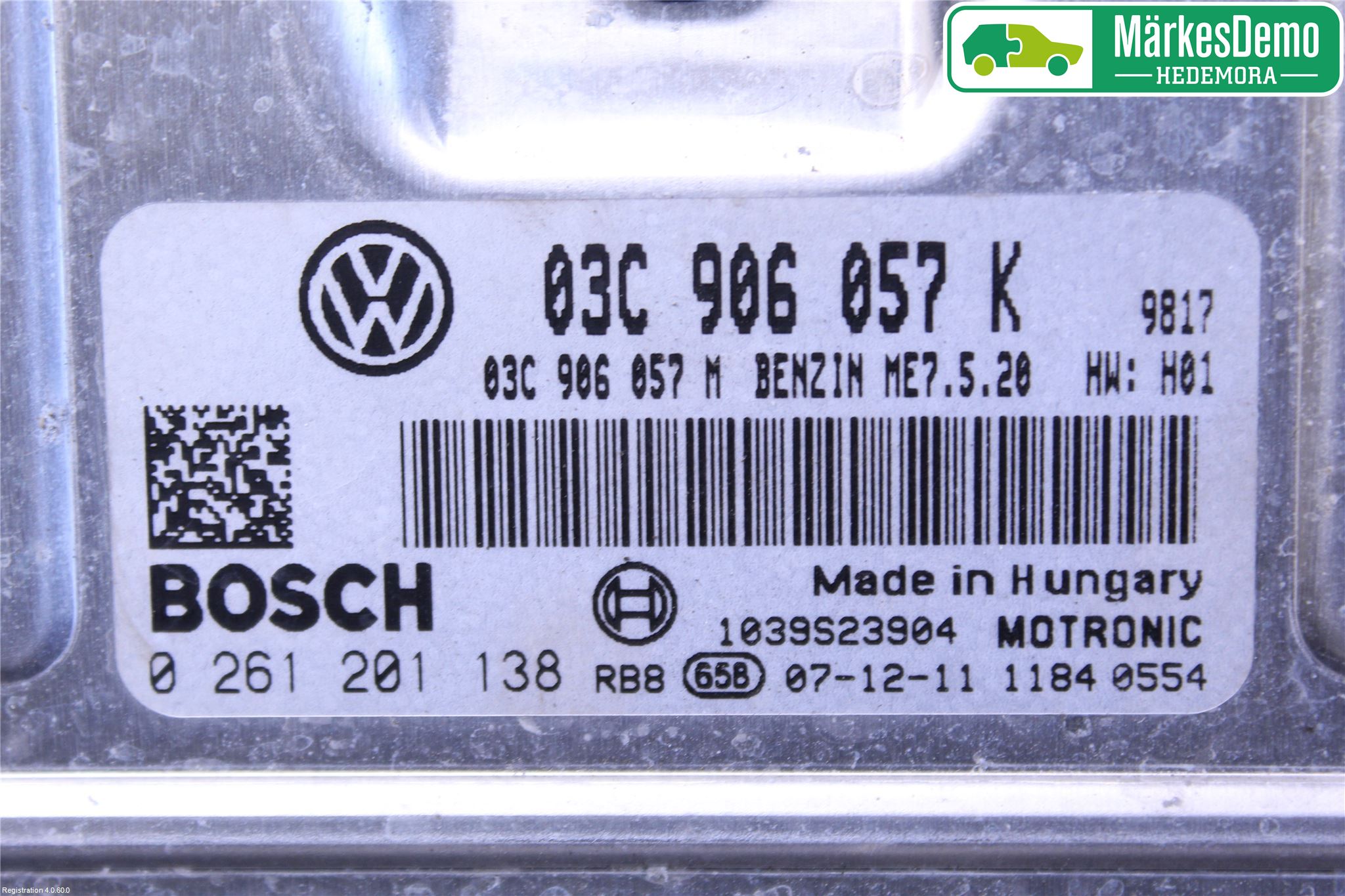 Skoda FABIA 07-14 Styrenhet Insprut Bensin