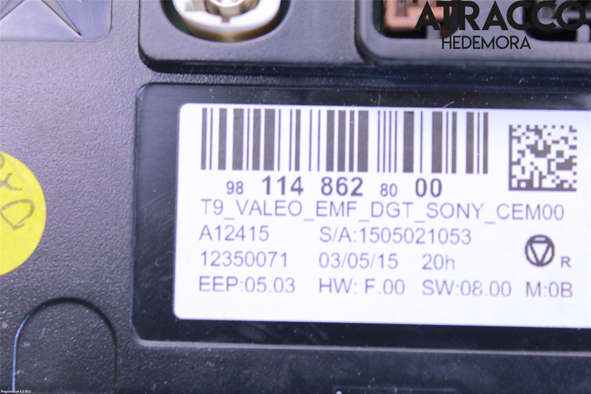 Peugeot 308 14-21 Bildskärm