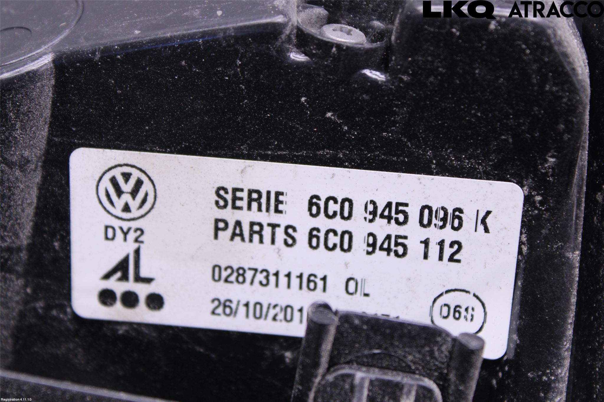 Volkswagen VW POLO 10-17 Bakljus Höger