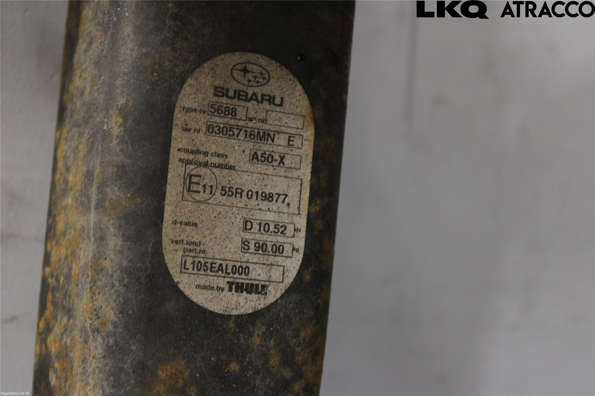 Subaru OUTBACK 15-20 Dragkrok