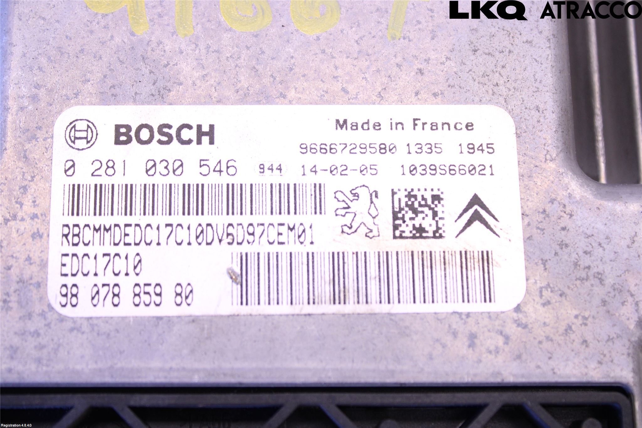 Citroen BERLINGO 08-18 Styrenhet Inspump Diesel