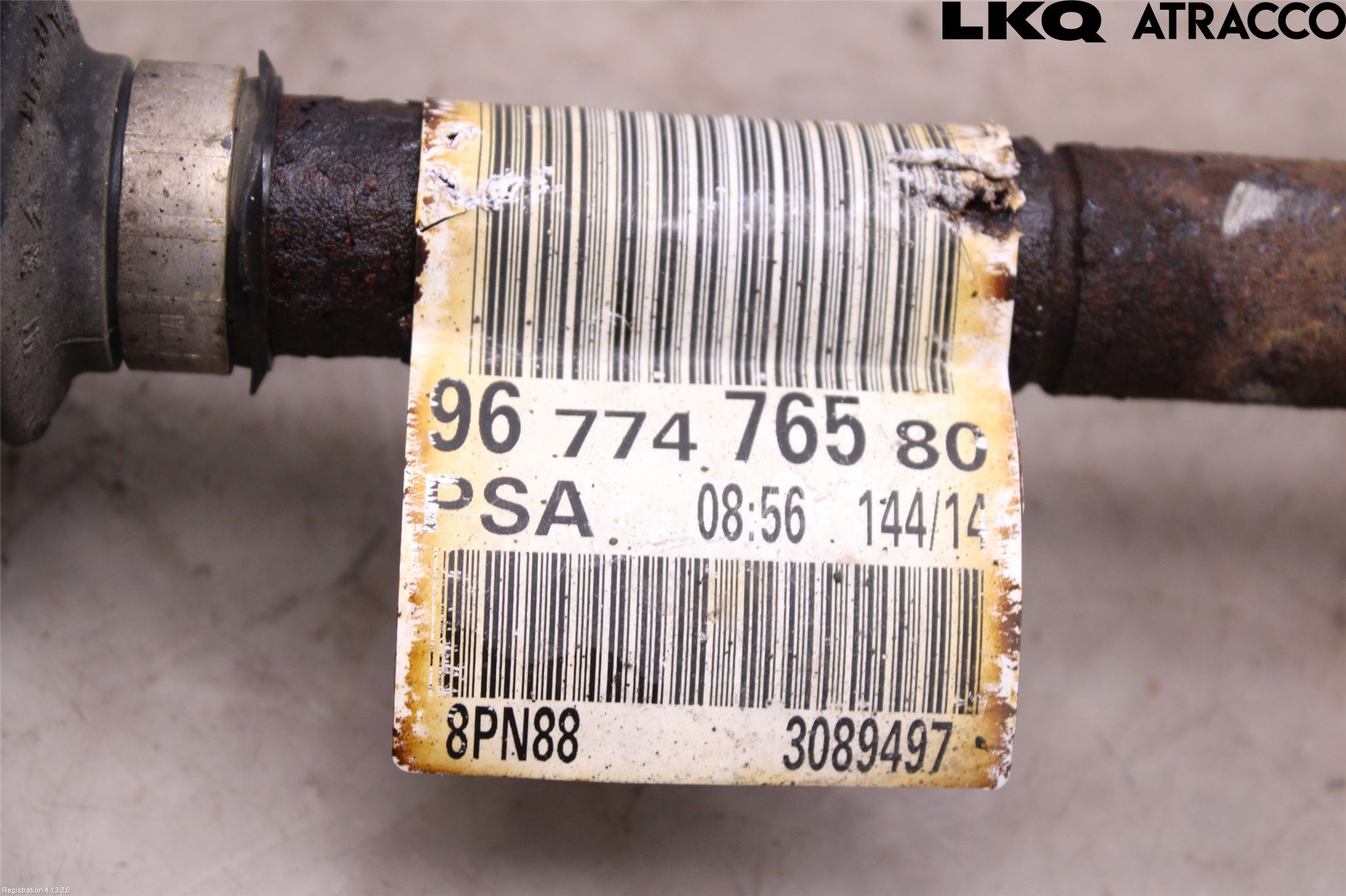 Citroen C4 CACTUS 14-20 Drivaxel Fram Vänster