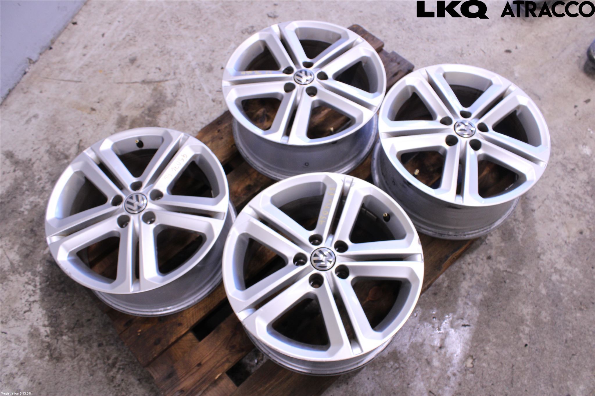 Volkswagen VW POLO 10-17 Fälgsats Aluminium