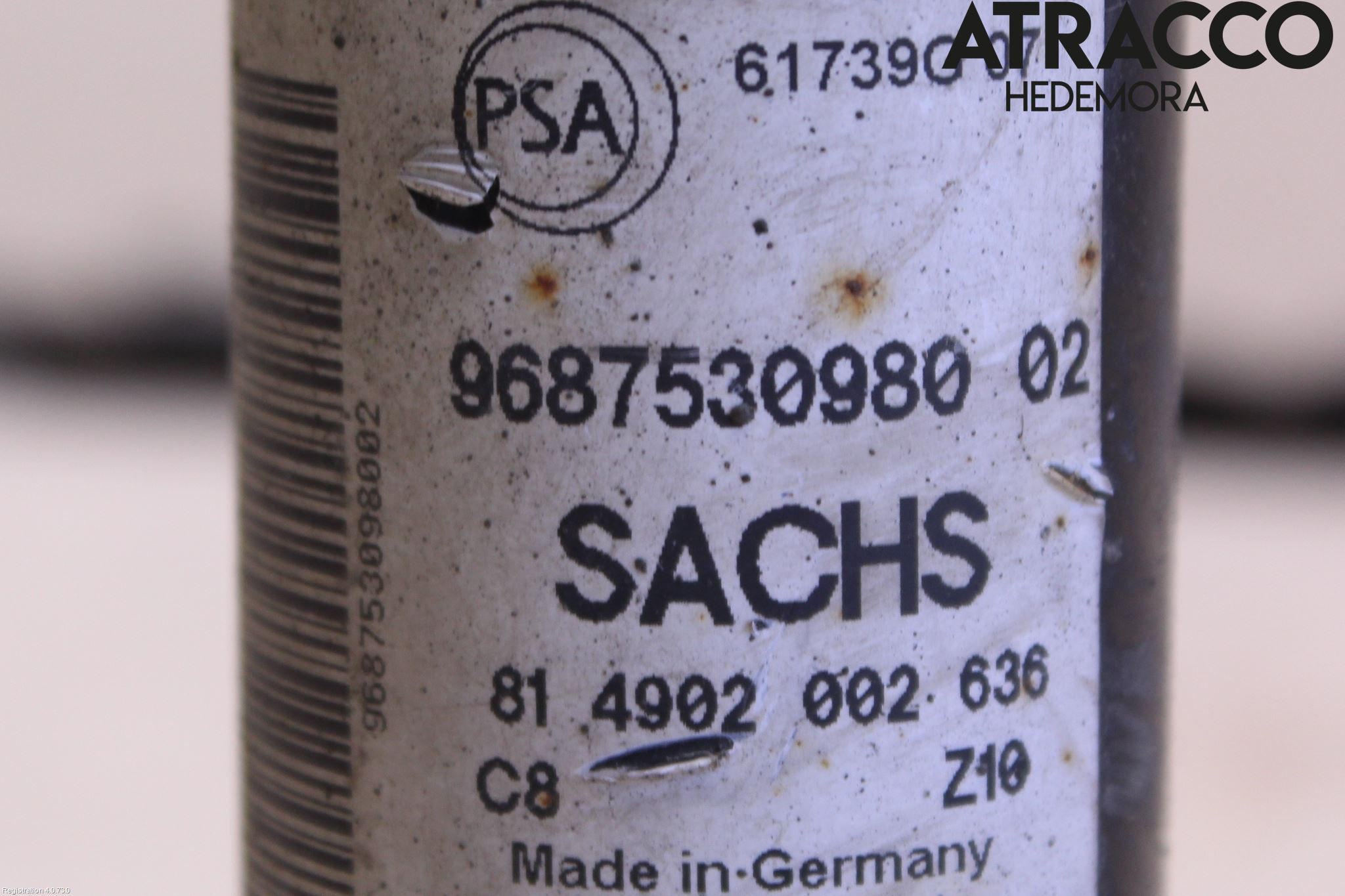 Peugeot PARTNER 16-18 Stötdämpare Bak