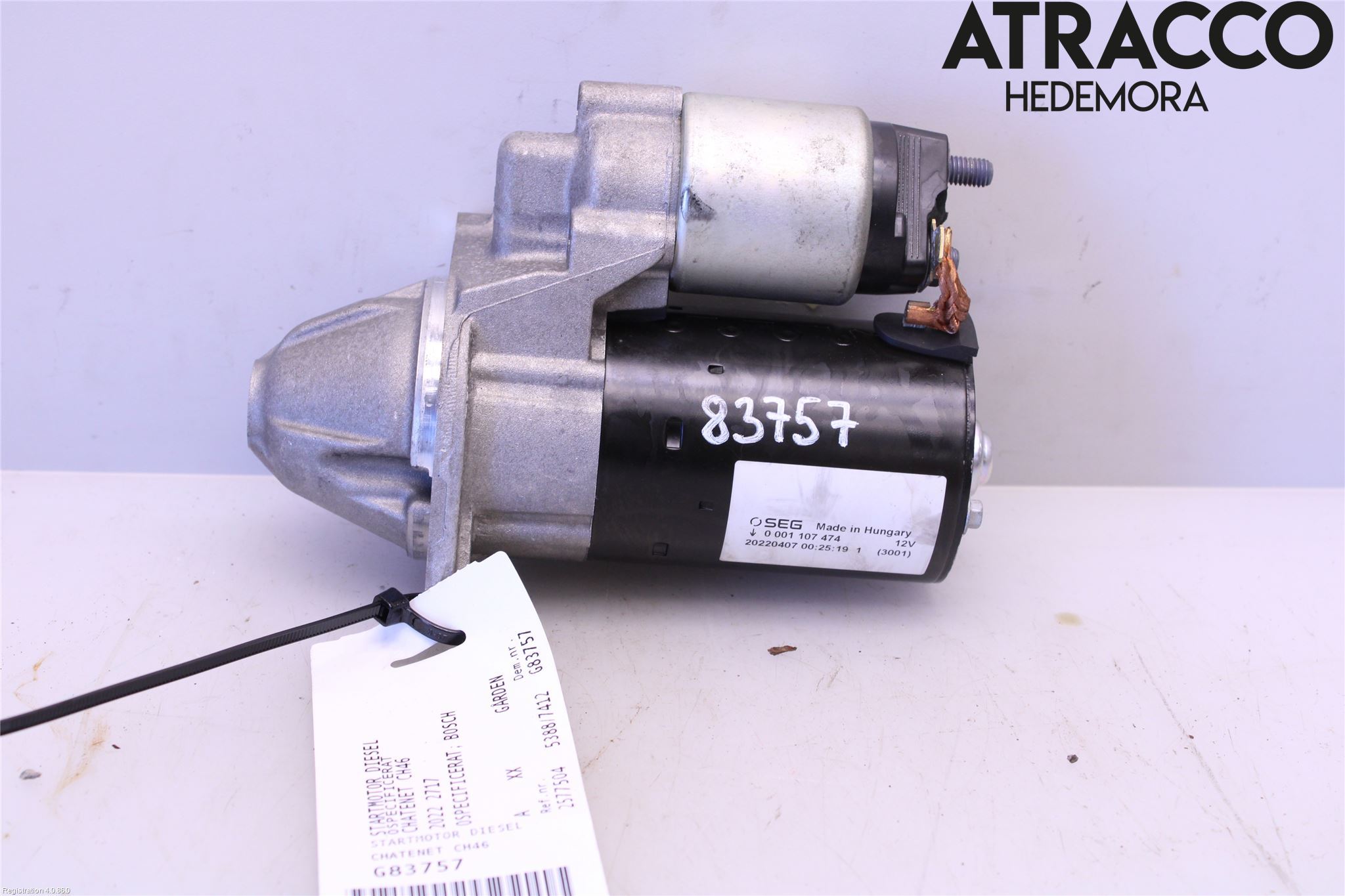 Mopedbil Chatenet CHATANET CH46 Startmotor Diesel