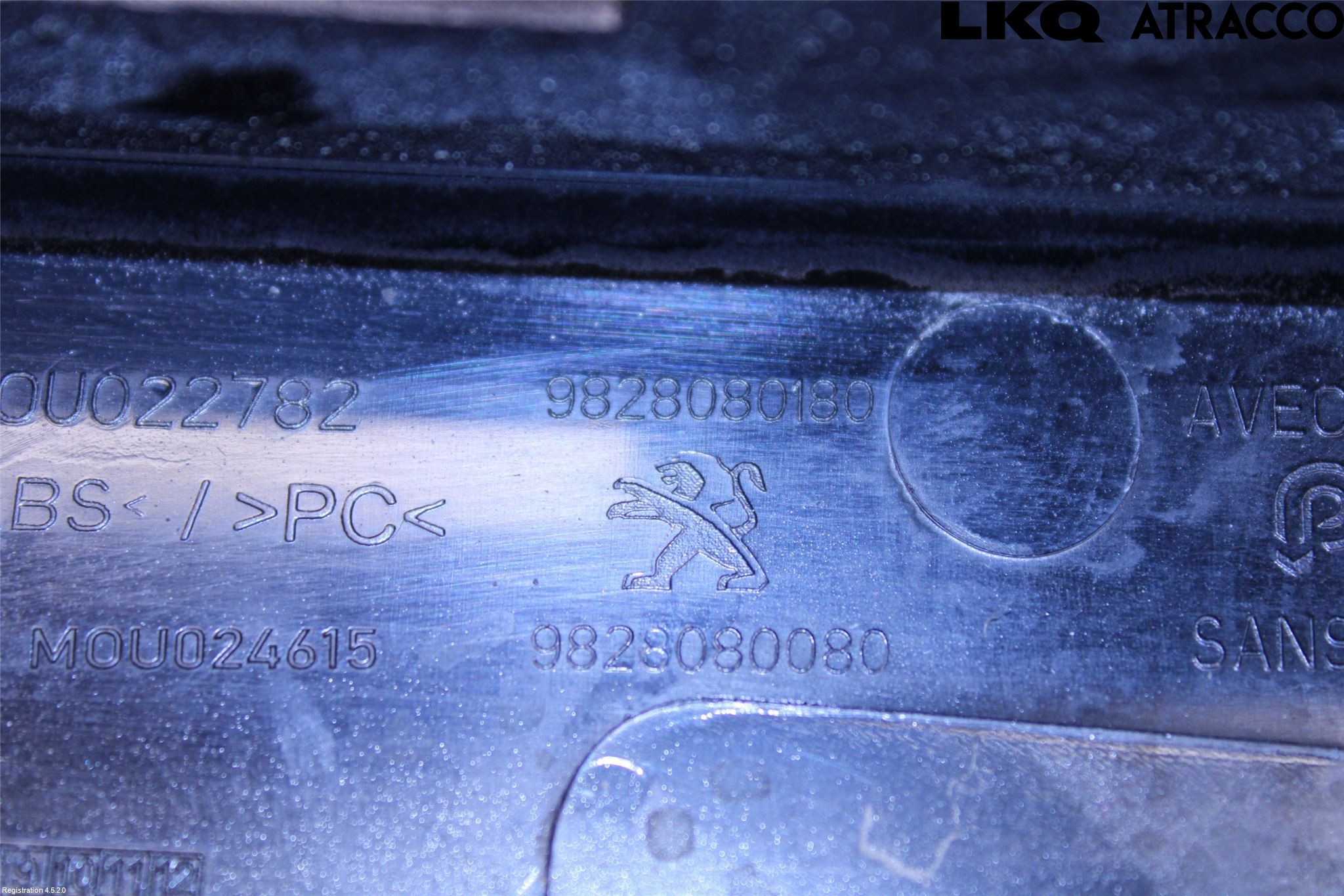 Peugeot 2008/E-2008 20- List Bak-Baklucka