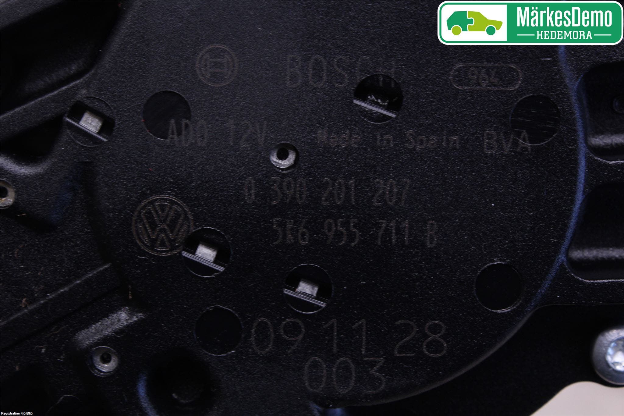 Volkswagen VW GOLF PLUS/CROSS GOLF 04-14 Torkarmotor Baklucka