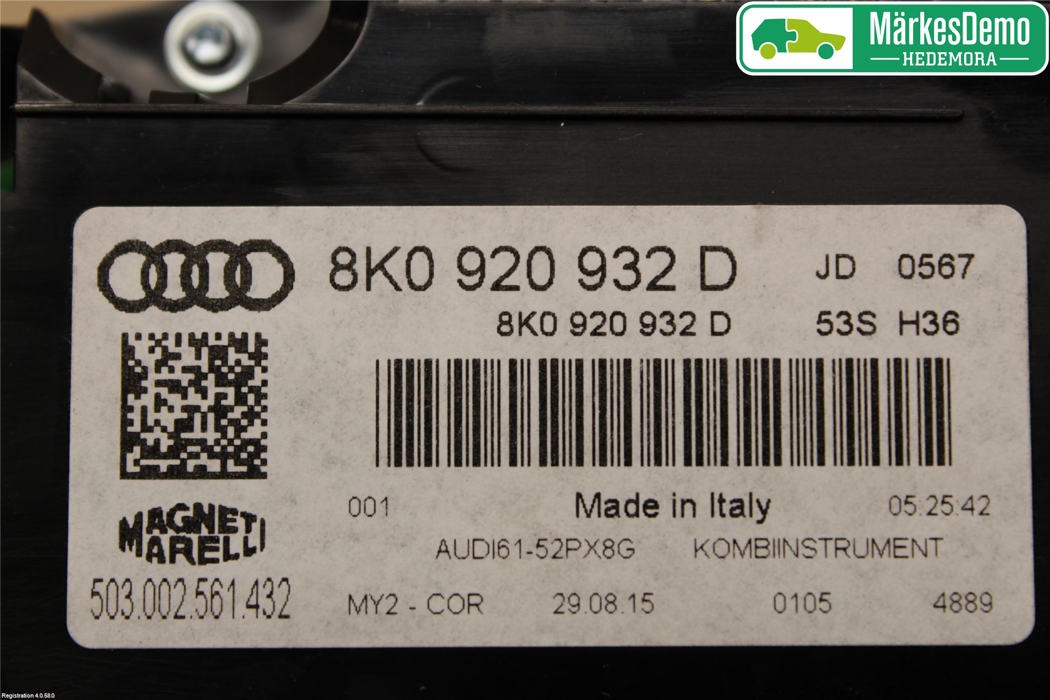 Audi A4 12-15 Instrument Komb