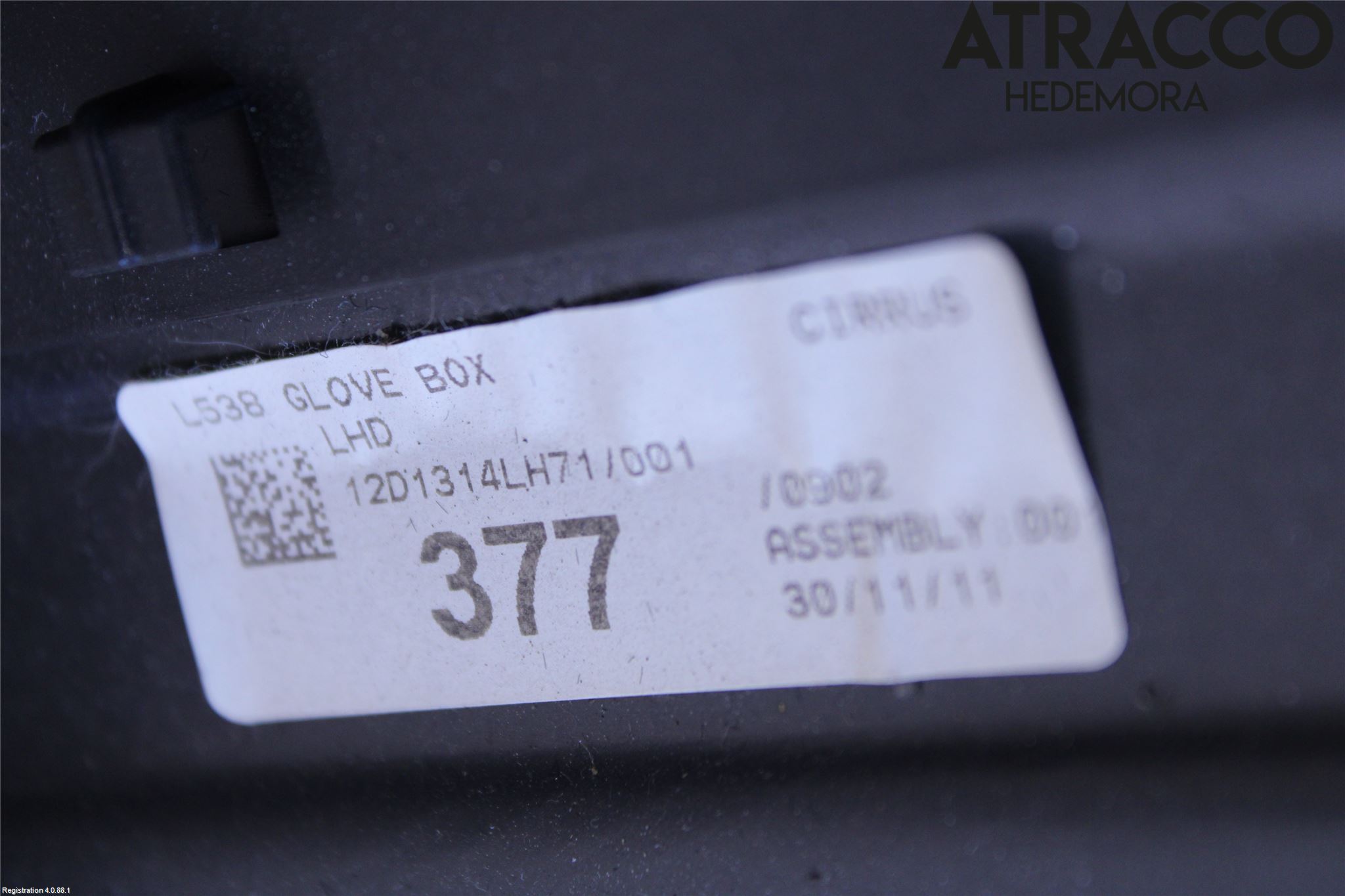 Landrover LAND ROVER RANGE ROVER EVOQUE (L538) 11-18 Handskfack