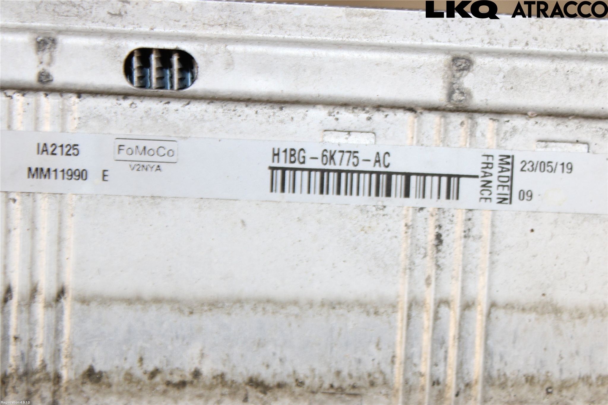 Ford FIESTA (VII) 18-23 Laddluft-Intercooler Kyl