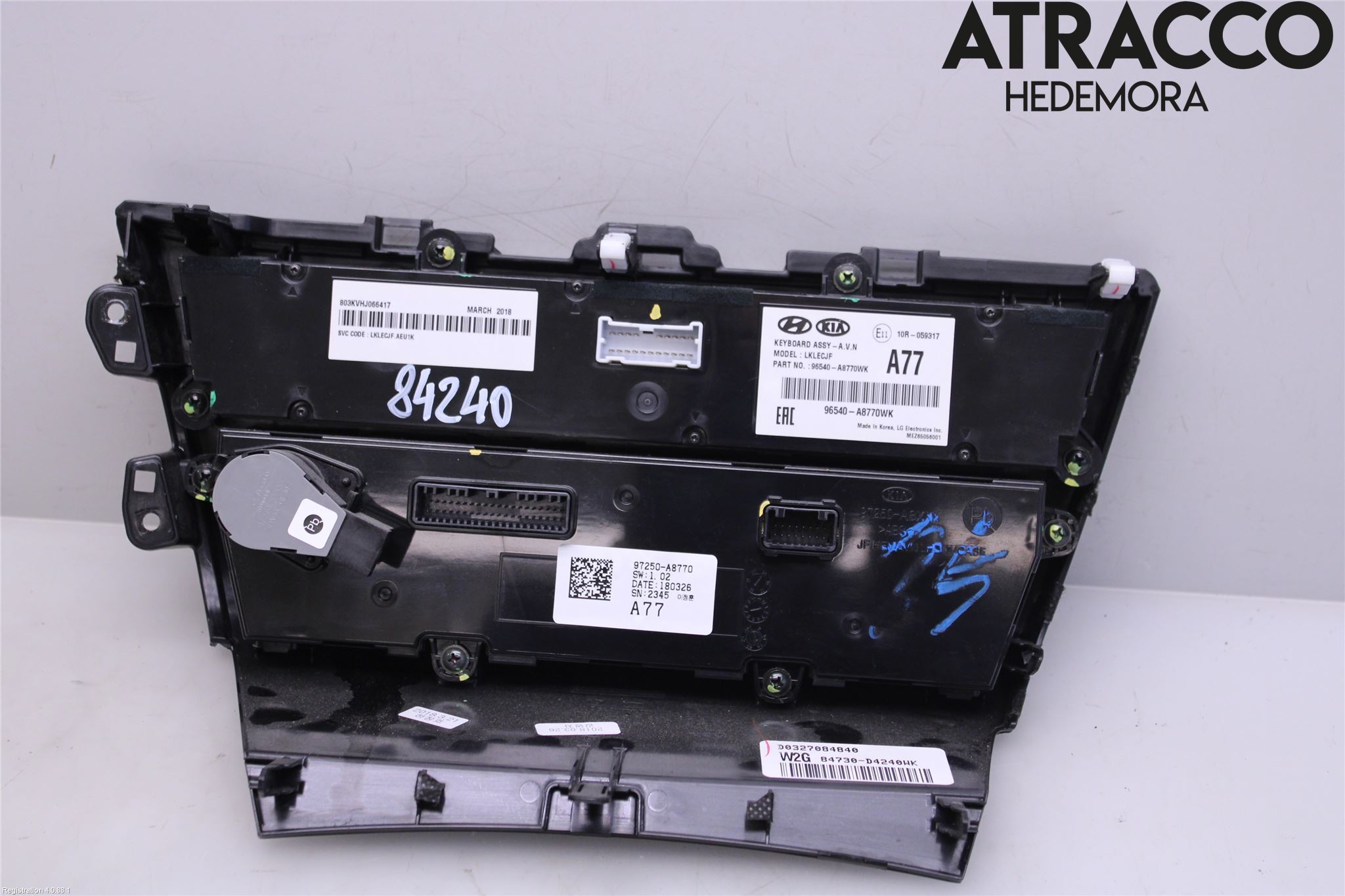 Kia OPTIMA 16-20 Ac Styrenhet Ac Manöveren