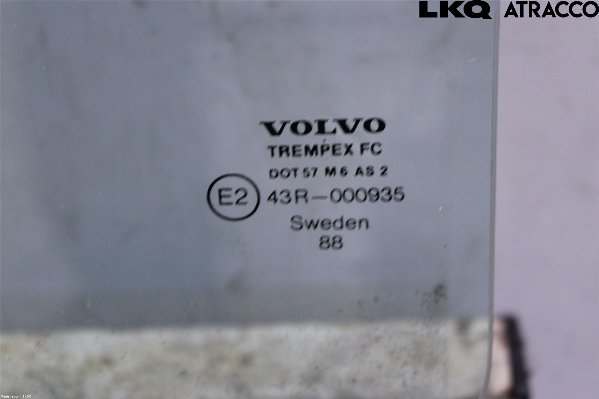 Volvo 740 88-92 Dörruta Bak Vänster