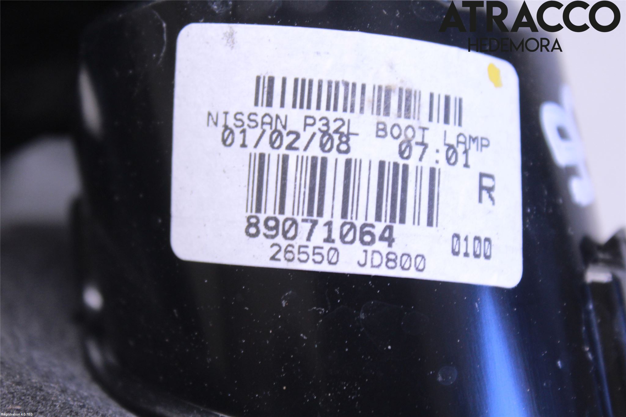 Nissan QASHQAI   07-10 Bakljus Lucka Hö