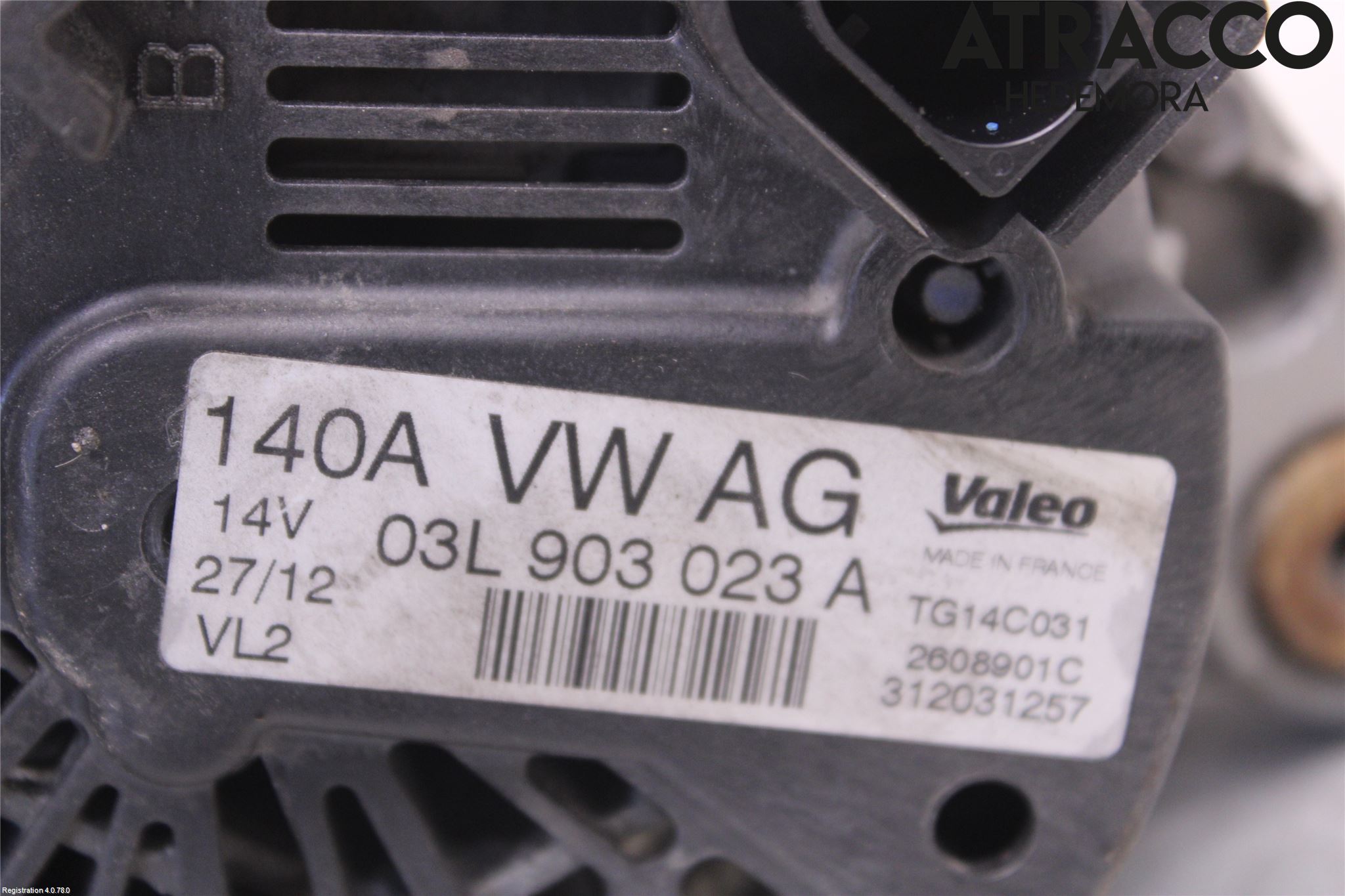Volkswagen VW GOLF VI 09-13 Generator