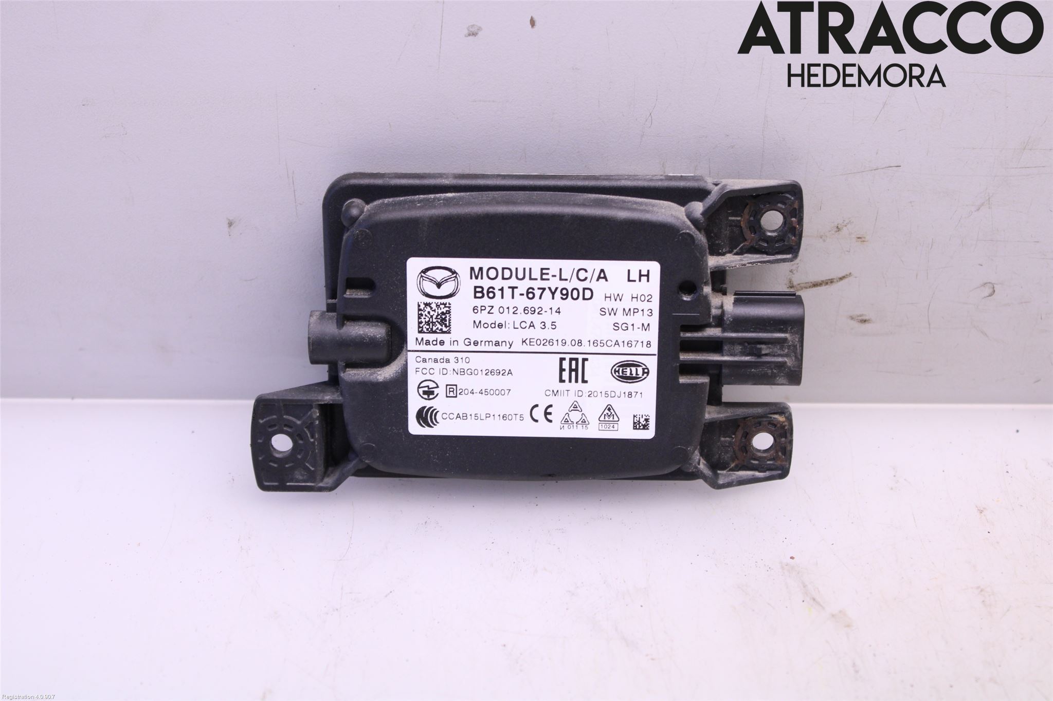 Mazda 3 III 14-19 Sensor Aktivt Kollisionsskydd