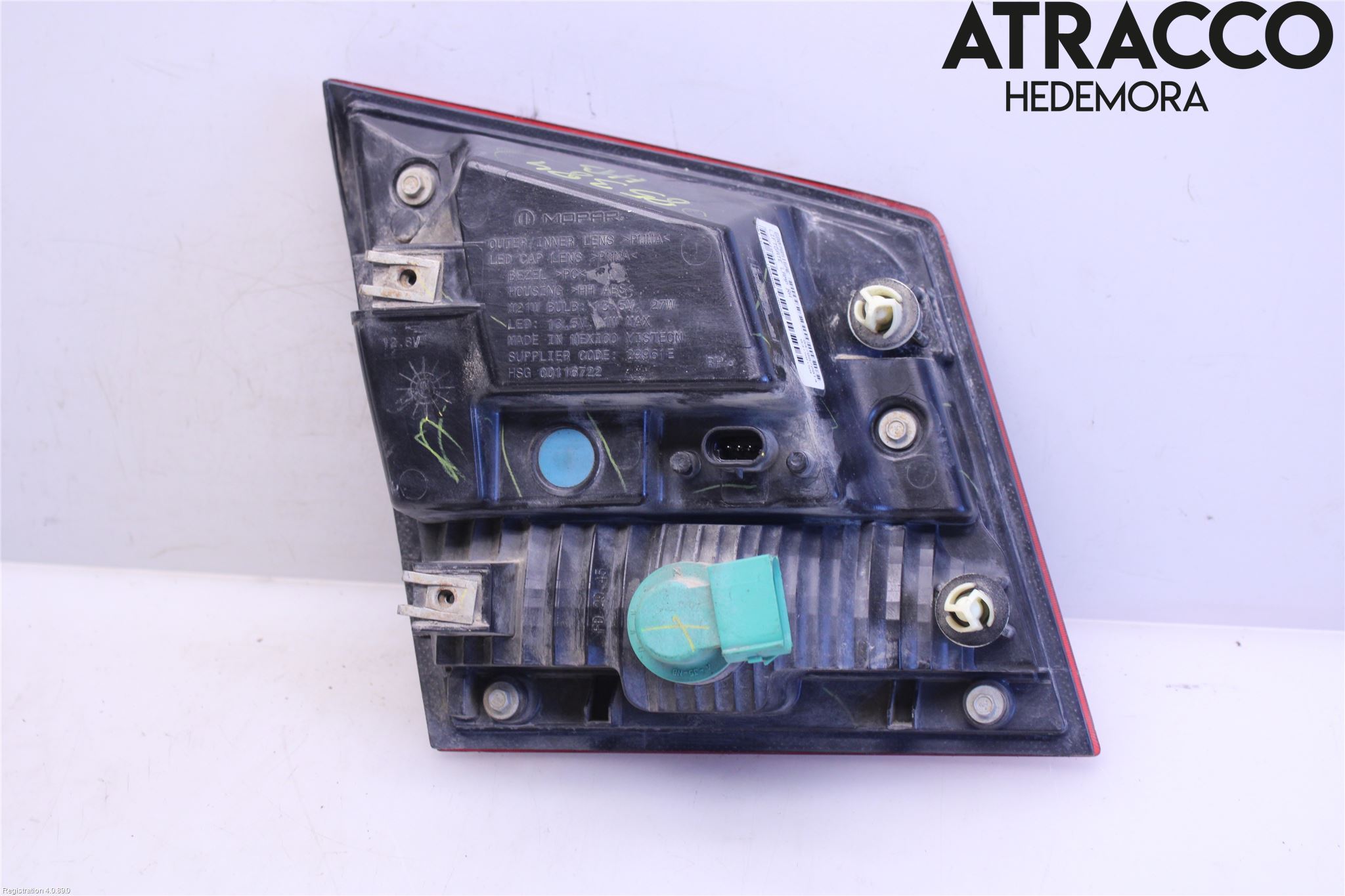 Fiat FREEMONT Bakljus Lucka Hö