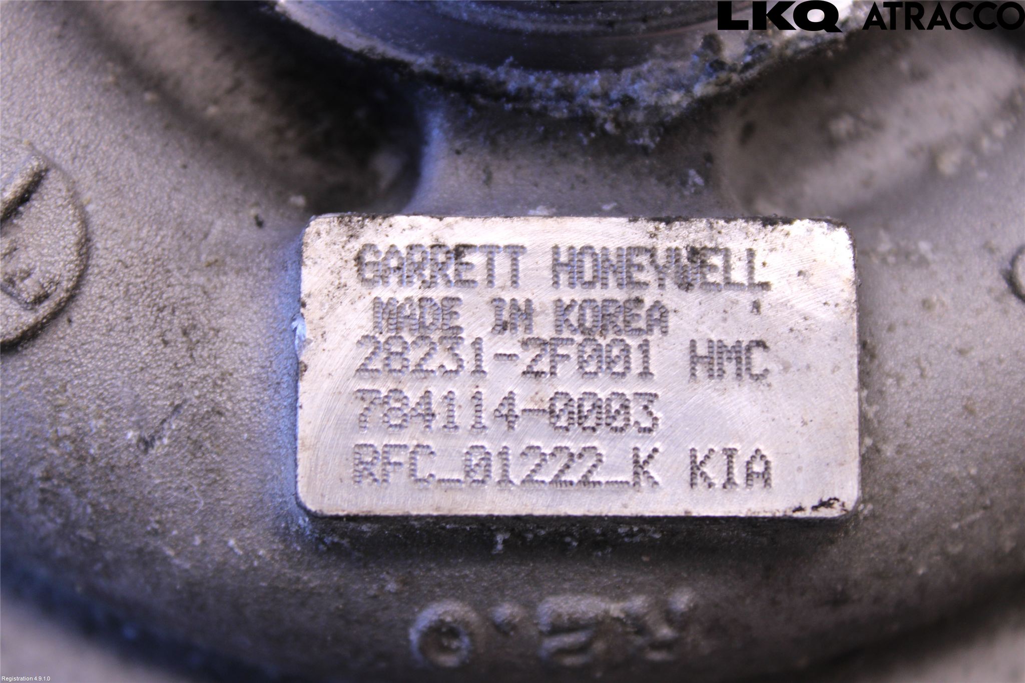 Kia SPORTAGE (SL) 11-15 Turboaggregat