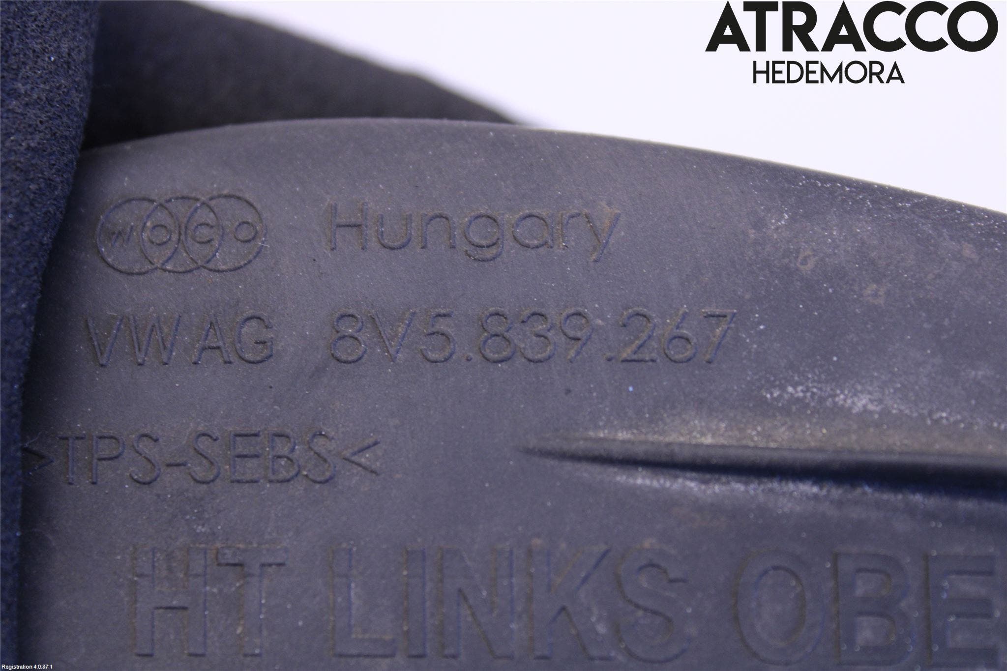 Audi A3/S3 8V 13-20 Dörrstopp