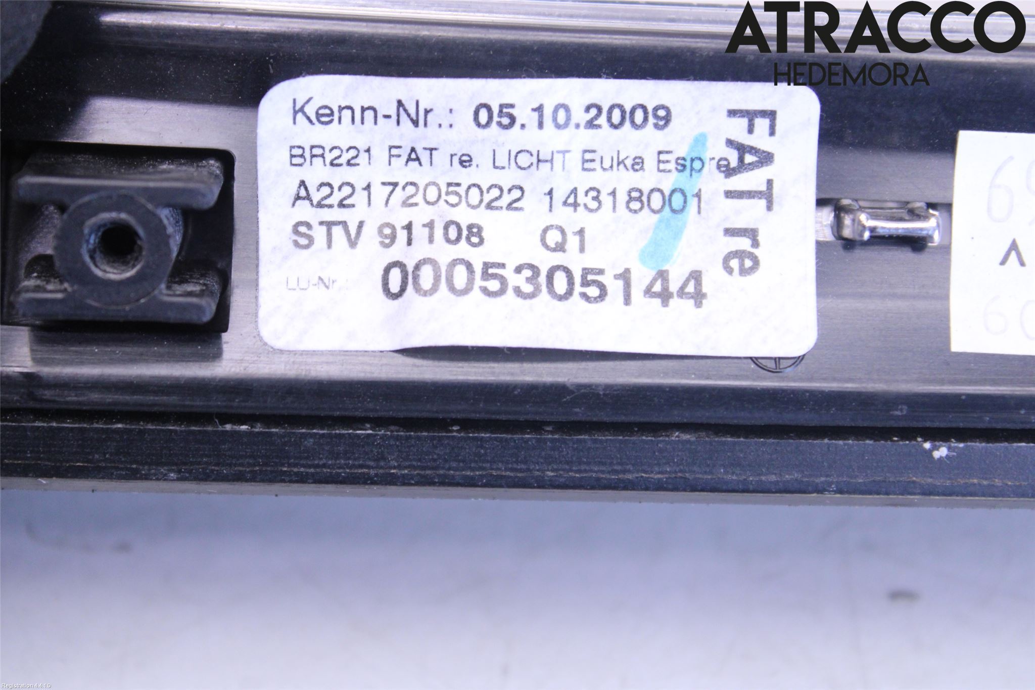Mercedes-Benz MB S-KLASS (W221) 05-13 Dörr Dekorlist Fram Hö