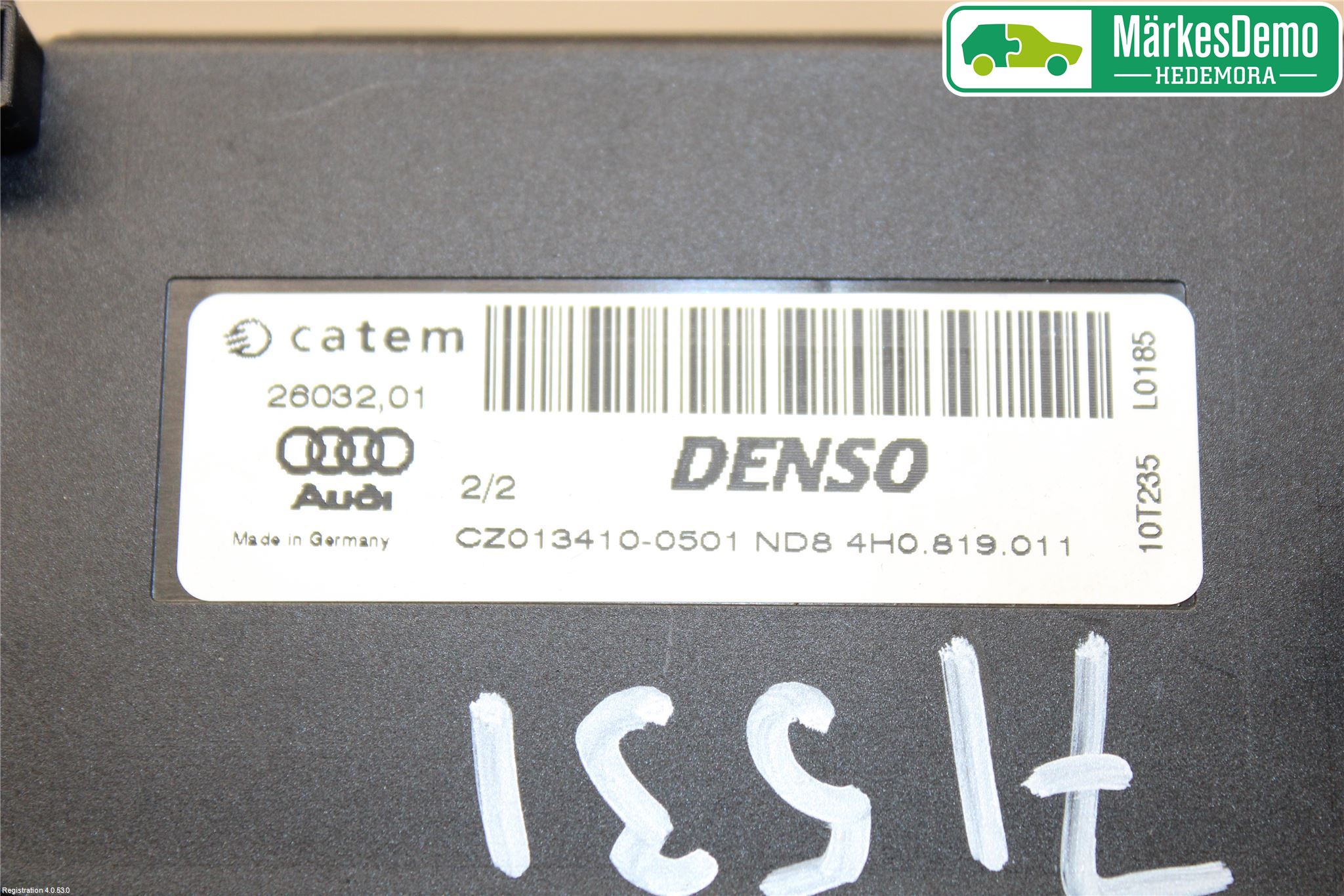 Audi A8/S8 4H 10-17 Värme Cellpaket