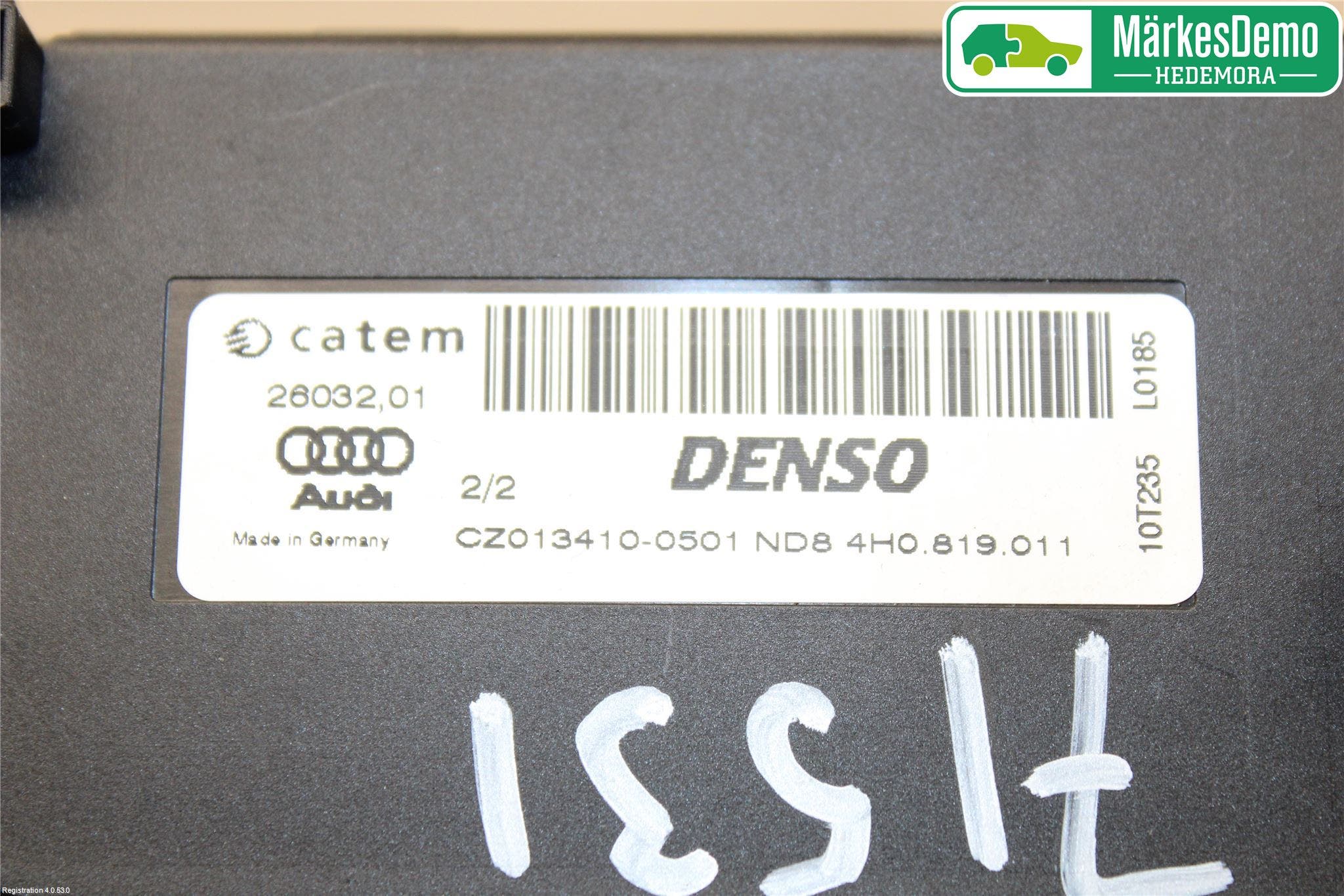 Audi A8/S8 4H 10-17 Värme Cellpaket