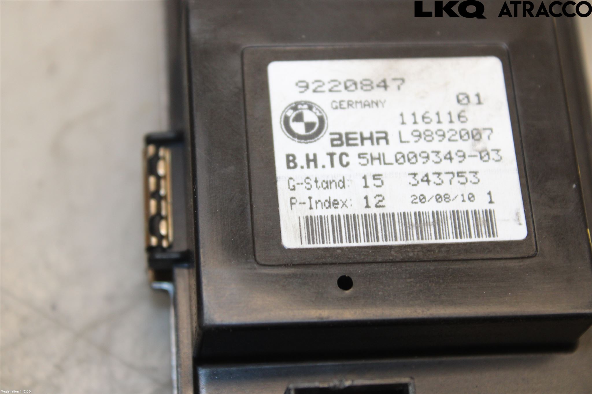 BMW 5 F10/F11/F18 09-17 Värmefläktsmotstånd
