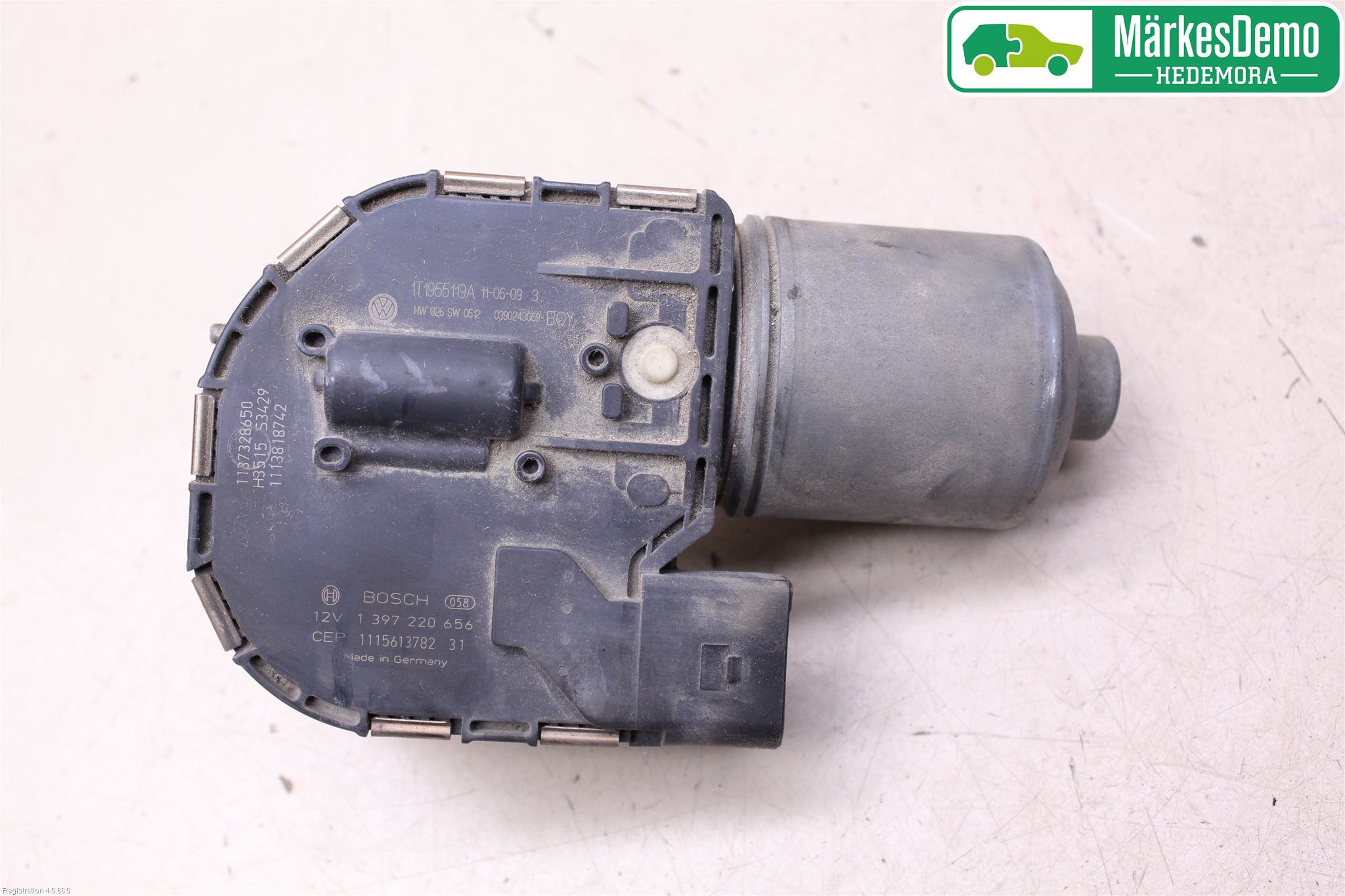 Volkswagen VW CADDY 11-15 Torkarmotor Vindruta