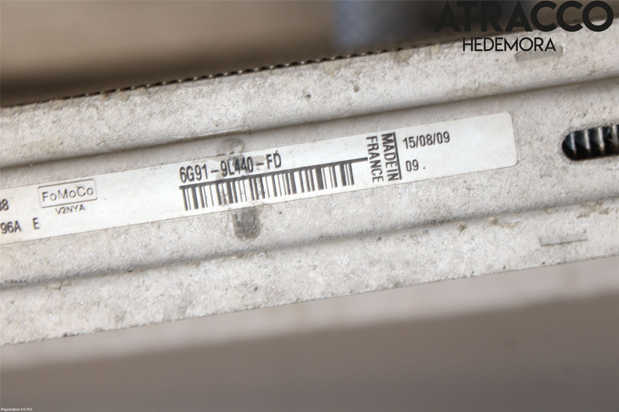 Ford MONDEO 07-15 Laddluft-Intercooler Kyl