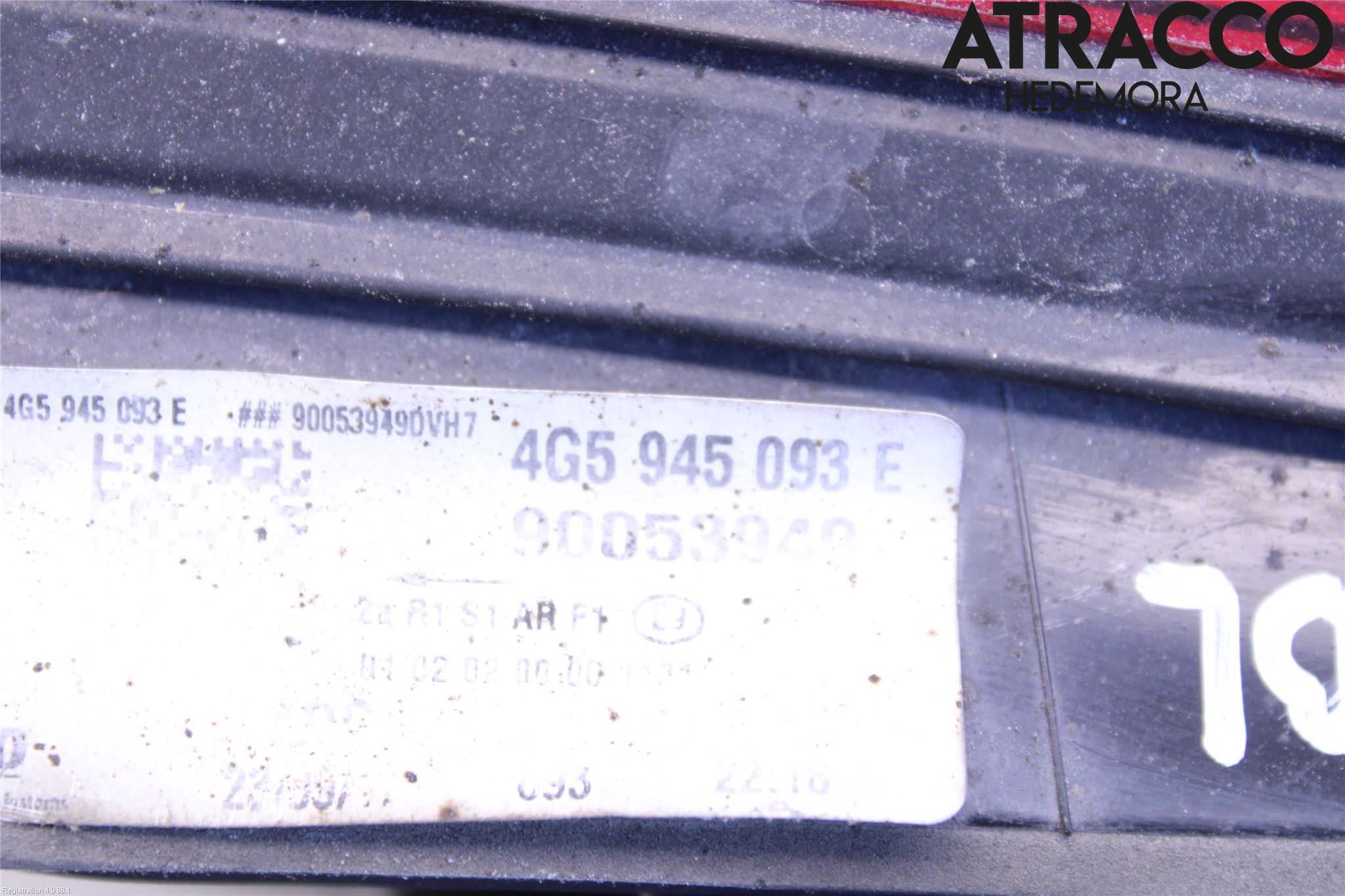 Audi A6/S6 4G 11-18 Bakljus Lucka Vä