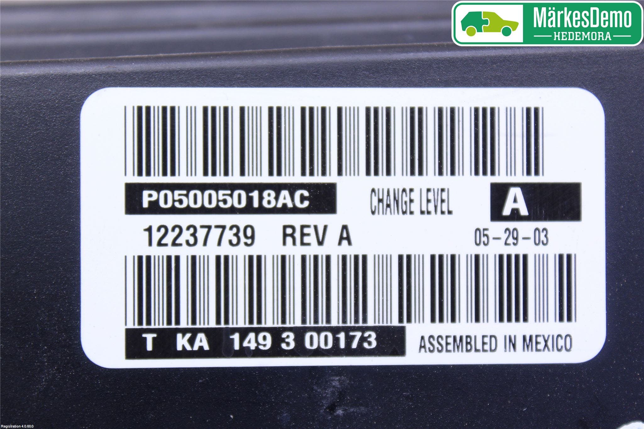 Chrysler CHR VOYAGER 04-07 Ac Styrenhet Ac Manöveren