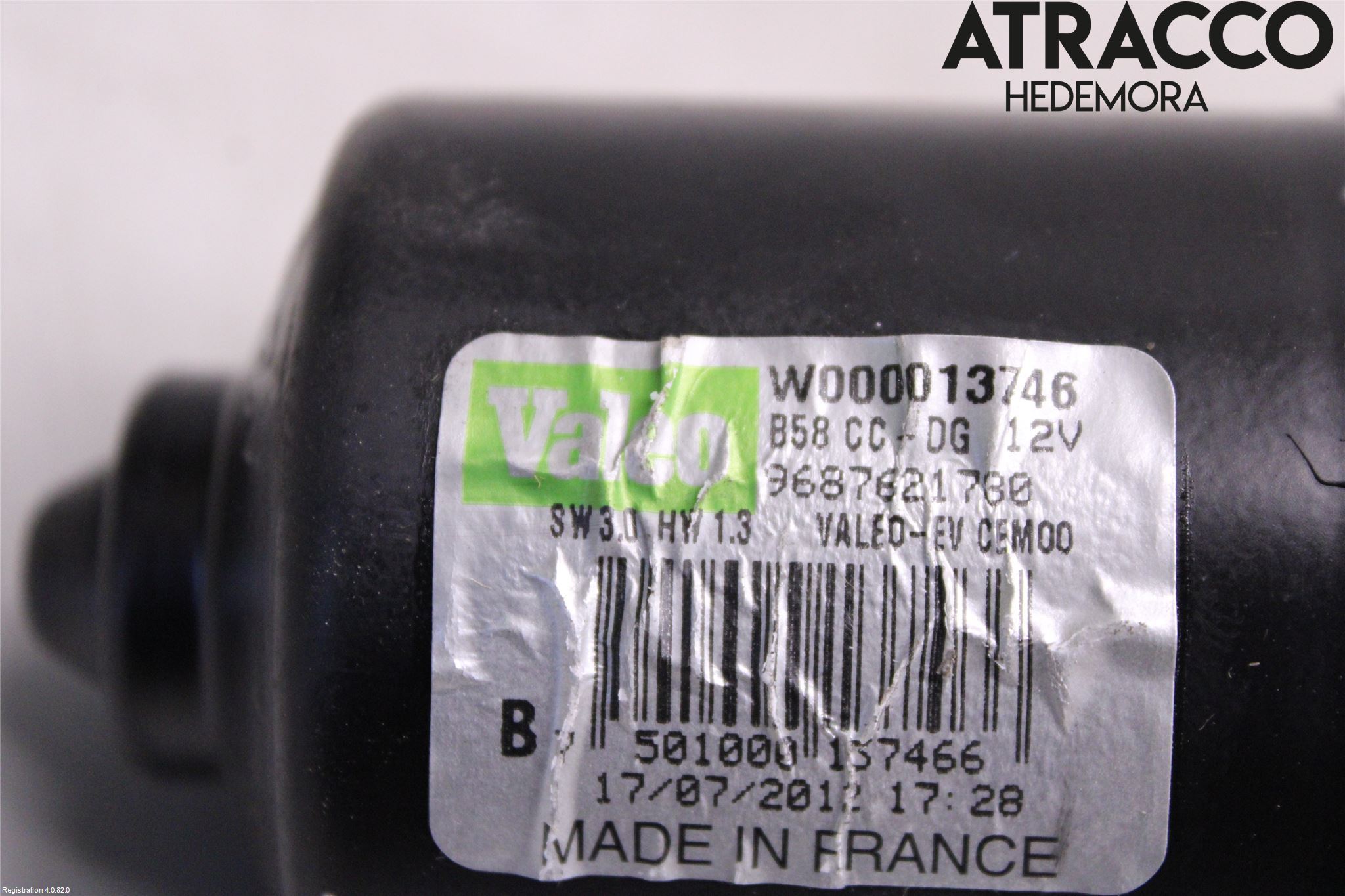 Citroen C4 GRAND PICASSO 07-13 Torkarmotor Vindruta