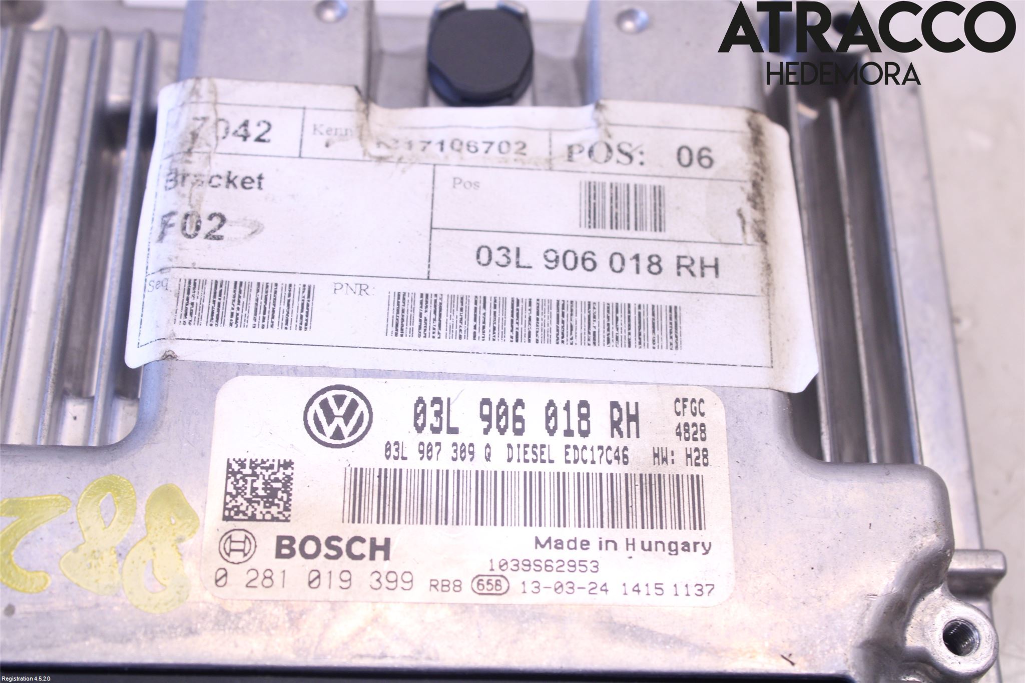 Volkswagen VW SHARAN 11- Styrenhet Inspump Diesel