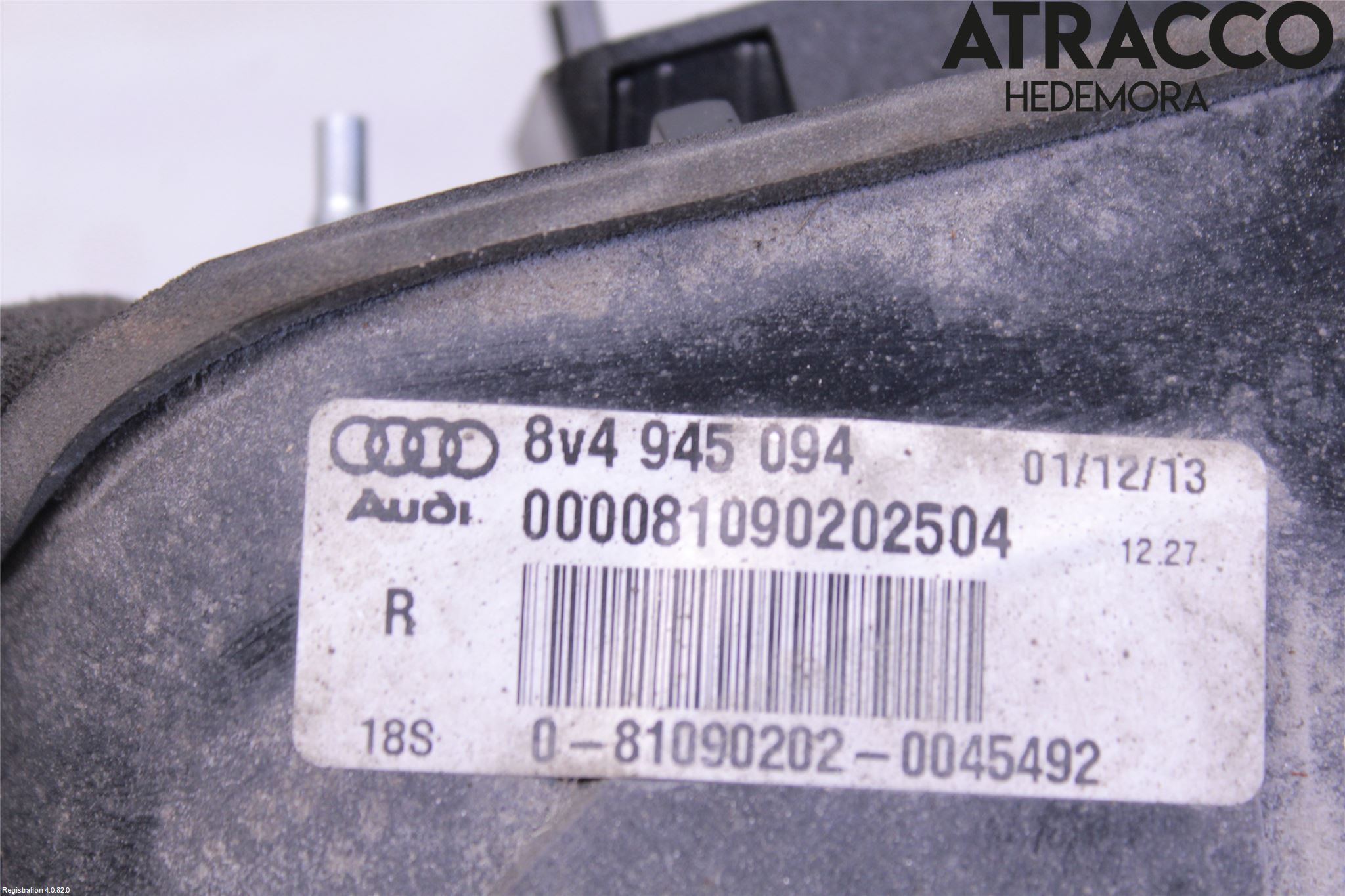 Audi A3/S3 8V 13-20 Bakljus Lucka Hö