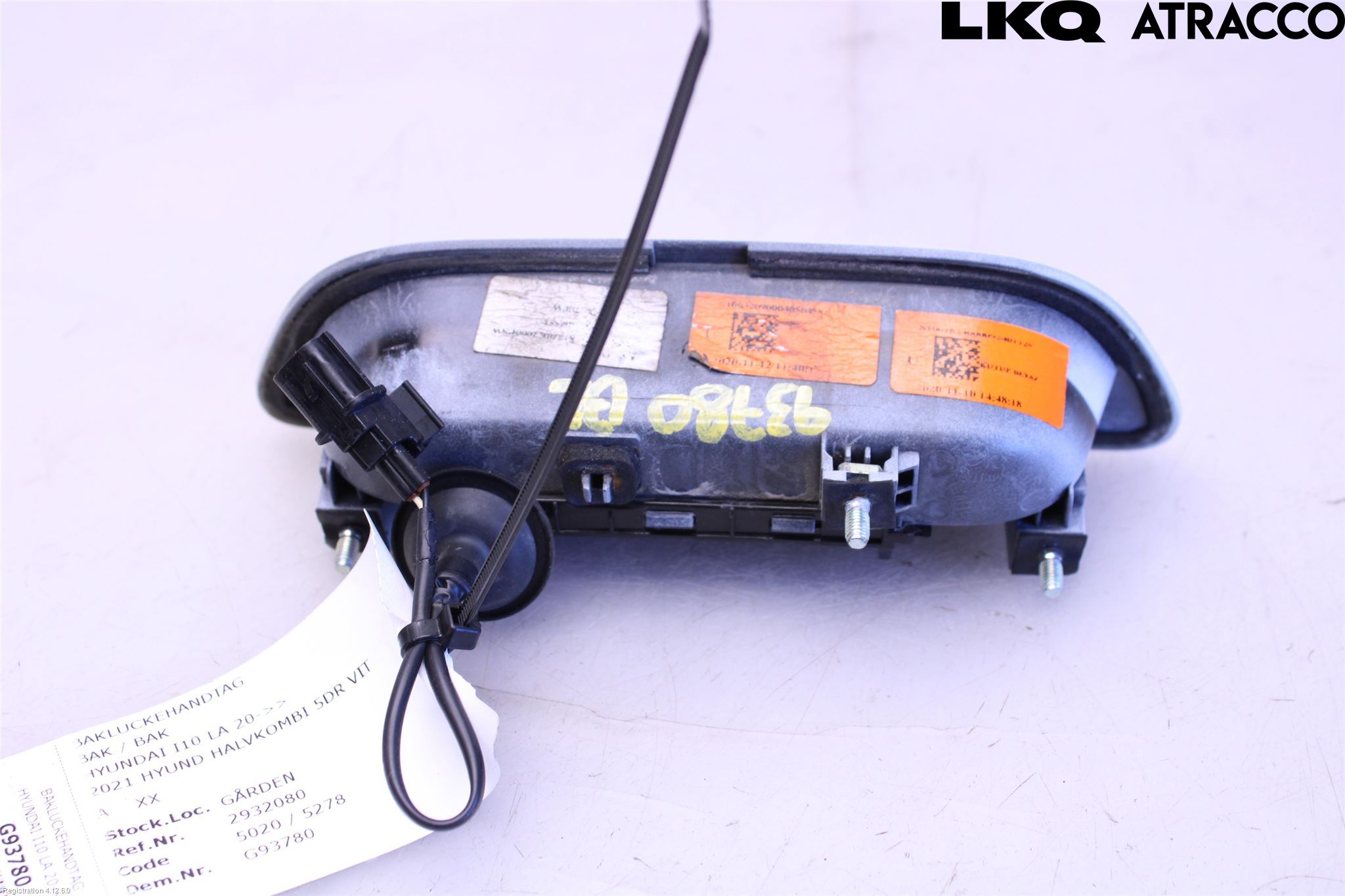 Hyundai i10 LA 20- Bakluckehandtag