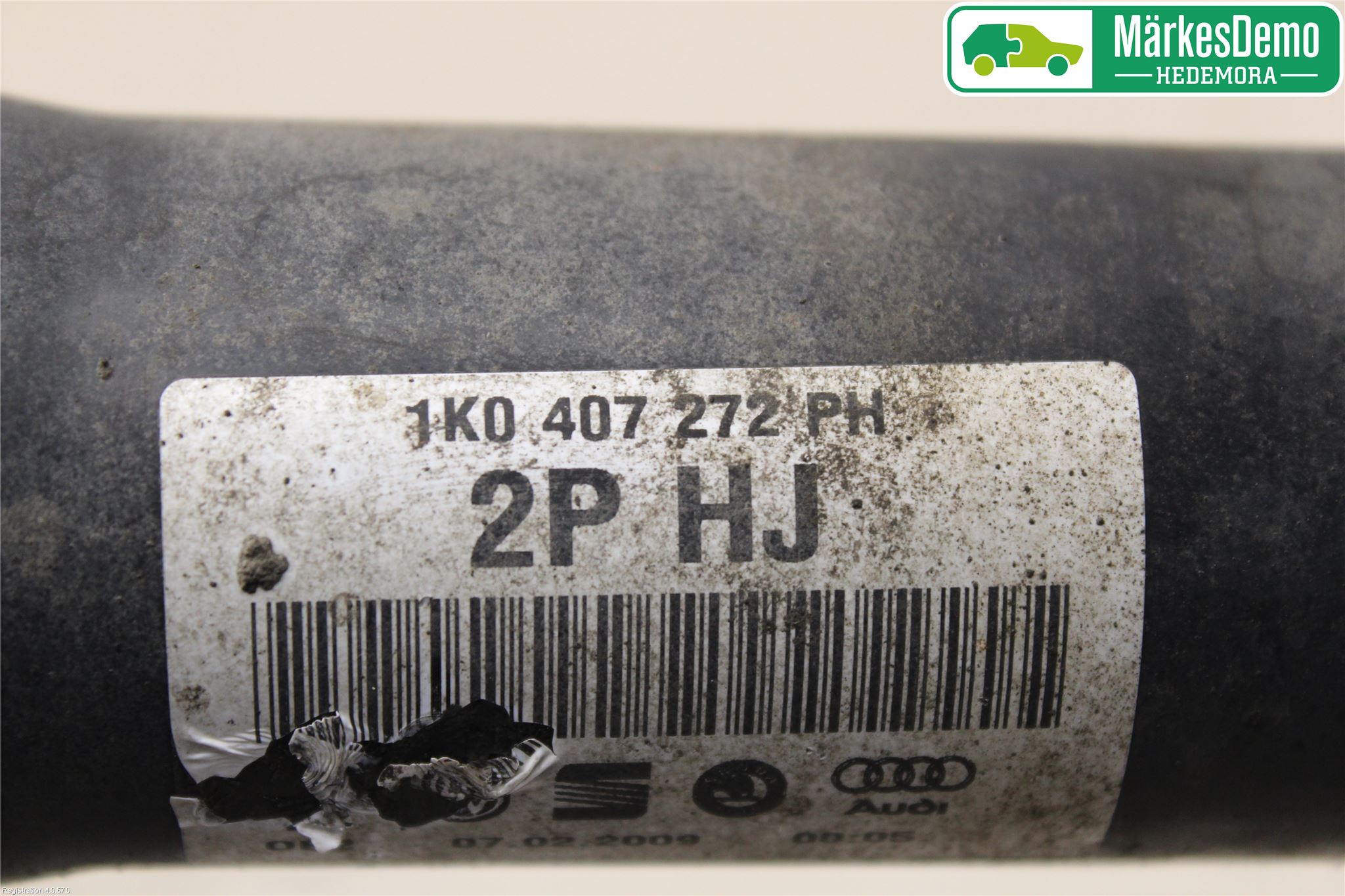 Volkswagen VW GOLF VI 09-13 Drivaxel Fram Höger