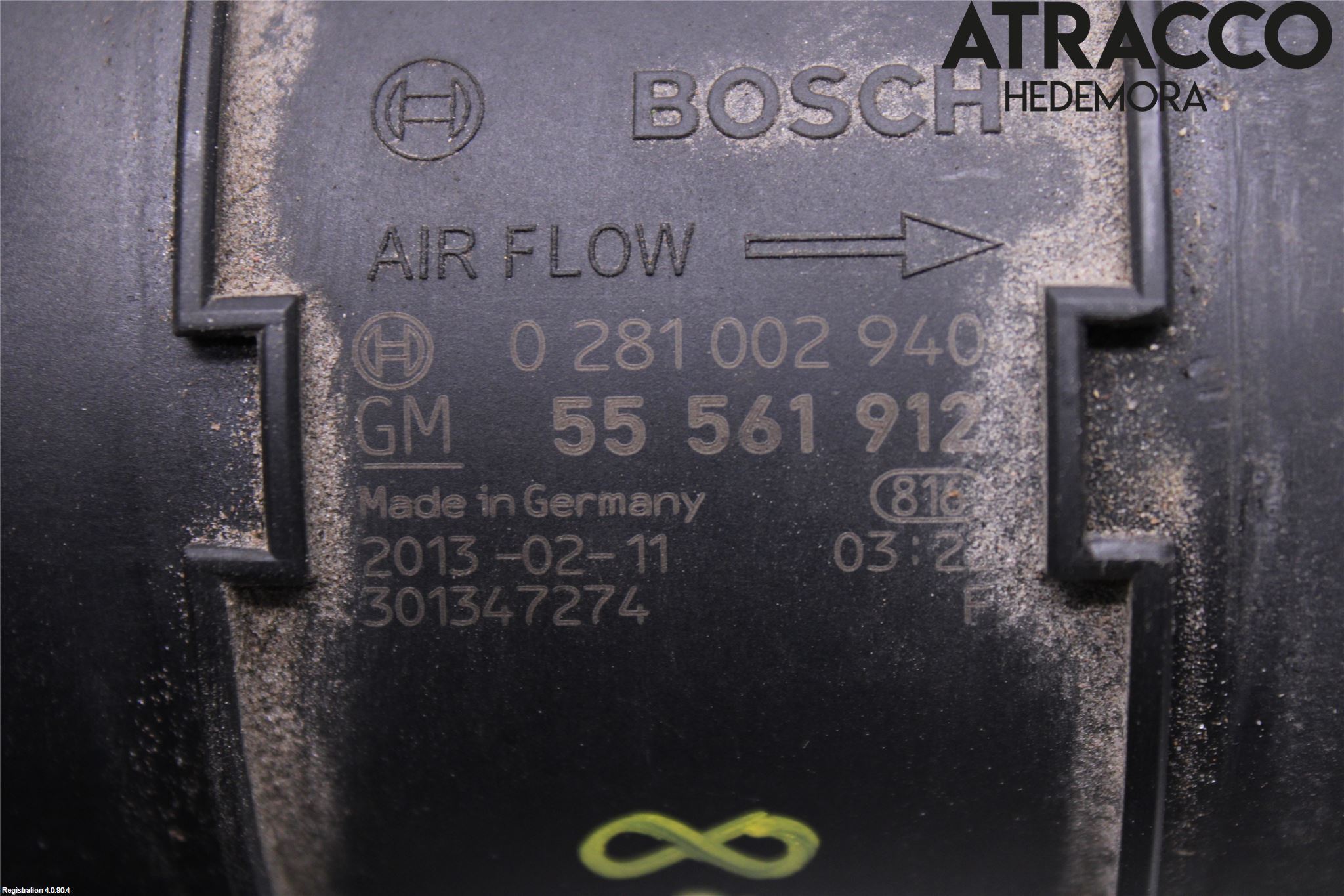 Opel ASTRA J 10-15 Injluftmassamätare