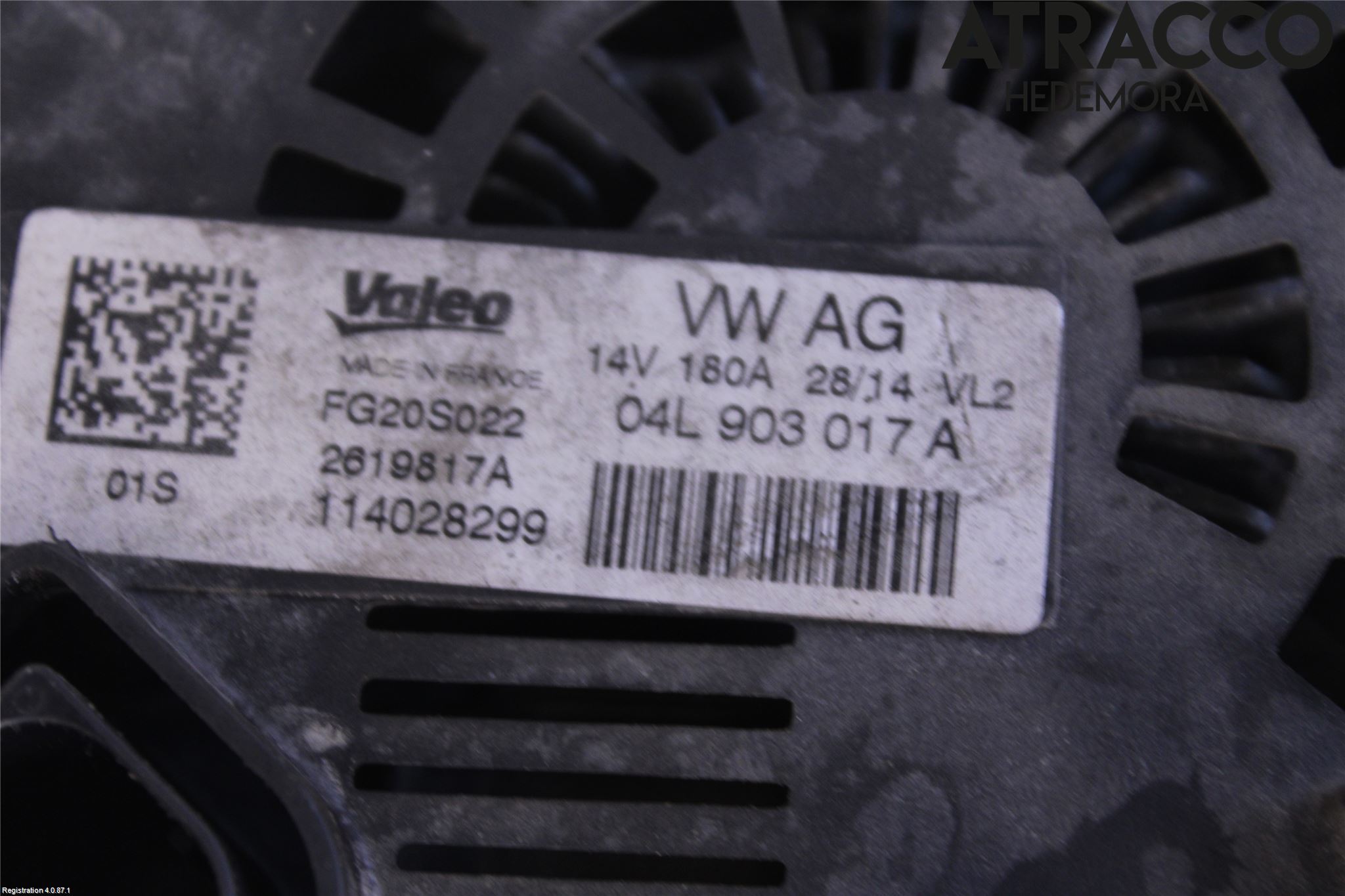 Audi A4 12-15 Generator