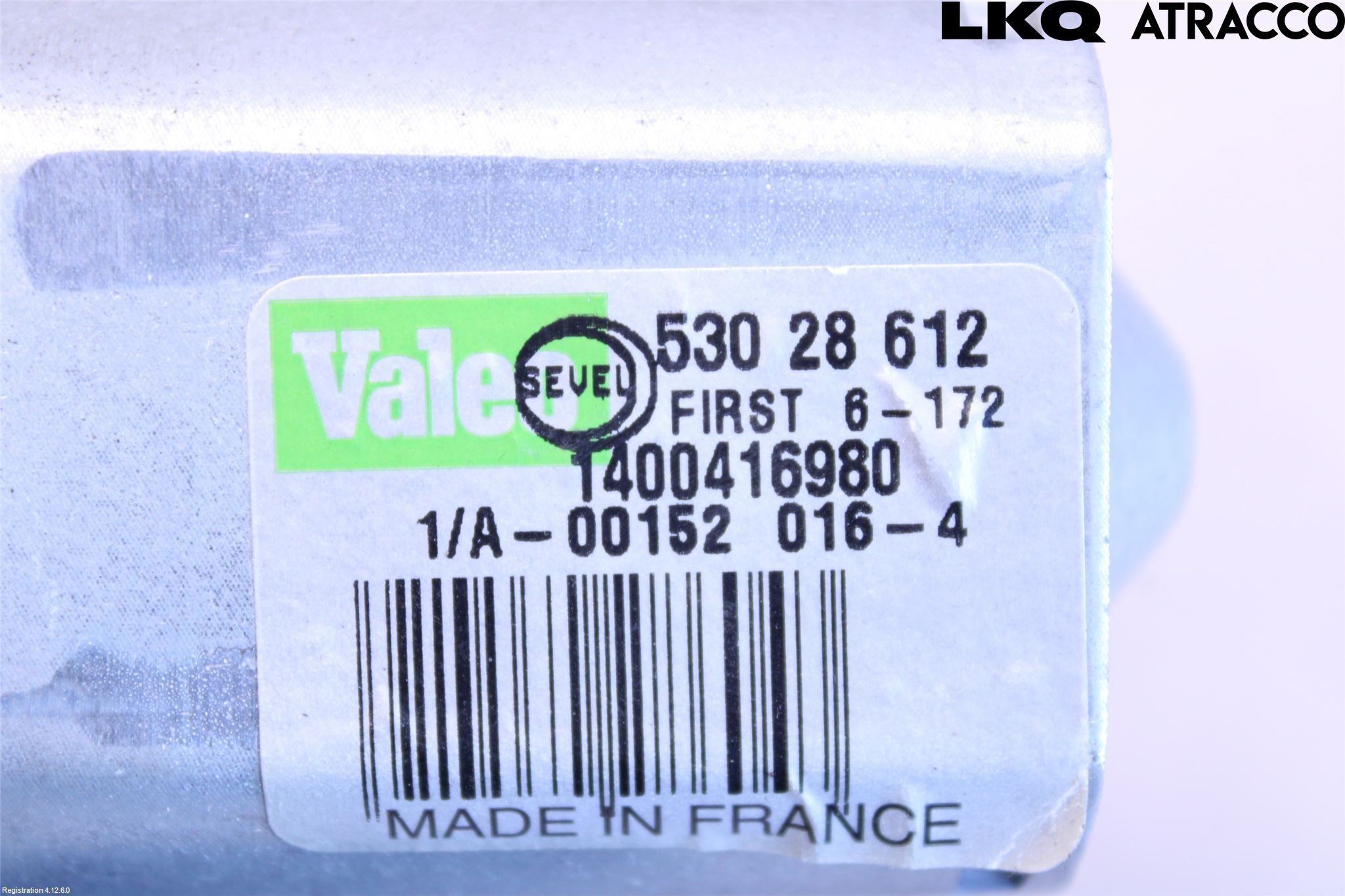 Citroen JUMPY 07-16 Torkarmotor Baklucka