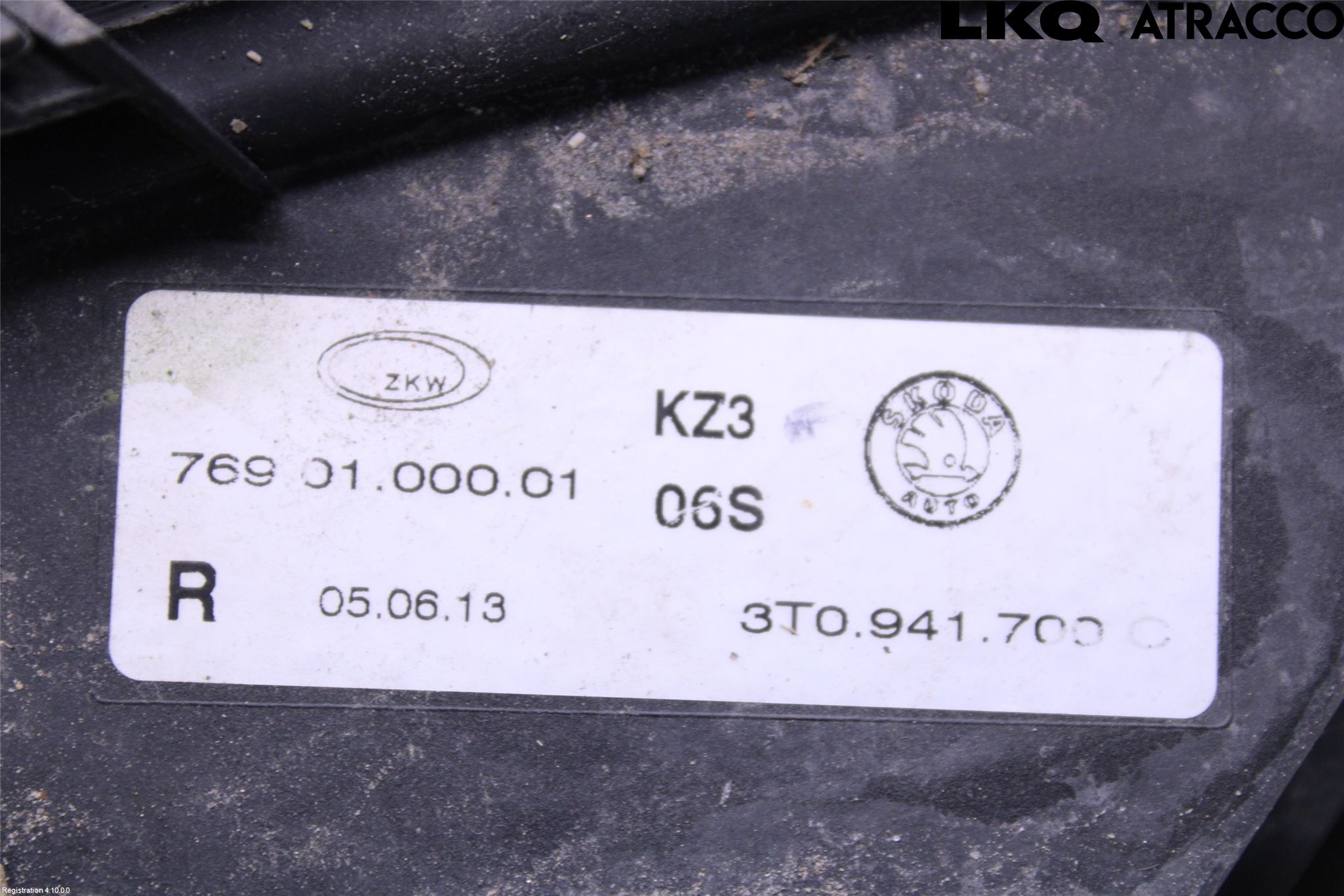 Skoda SUPERB 09-15 Dimljus-Varselljus Fram
