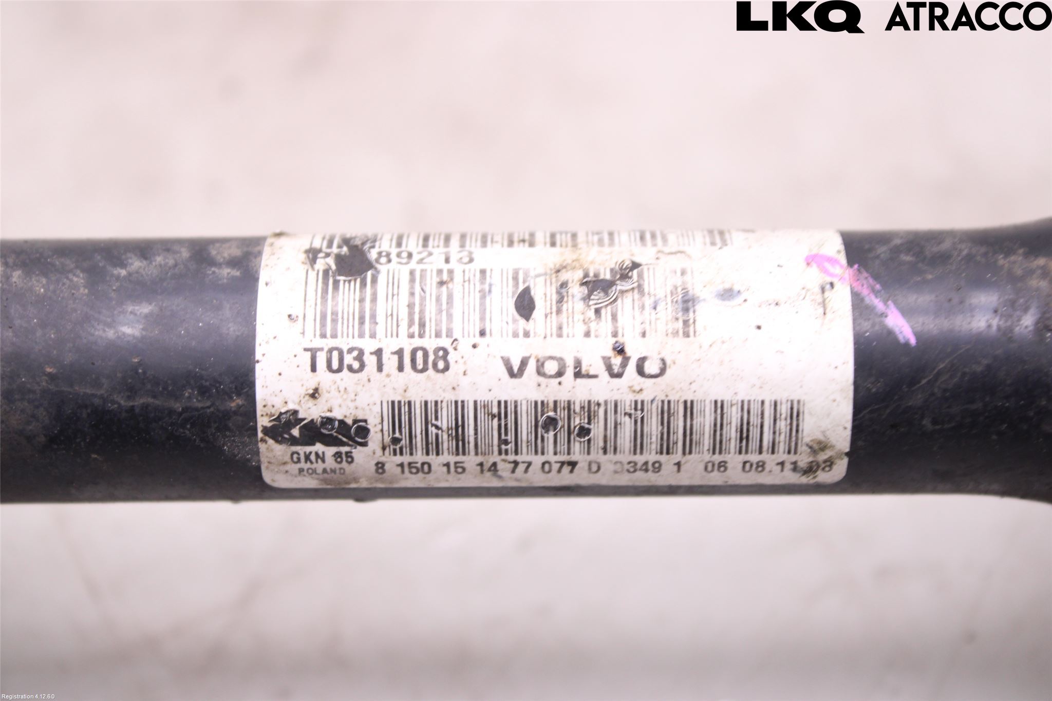 Volvo V70 00-04 Drivaxel Fram Vänster